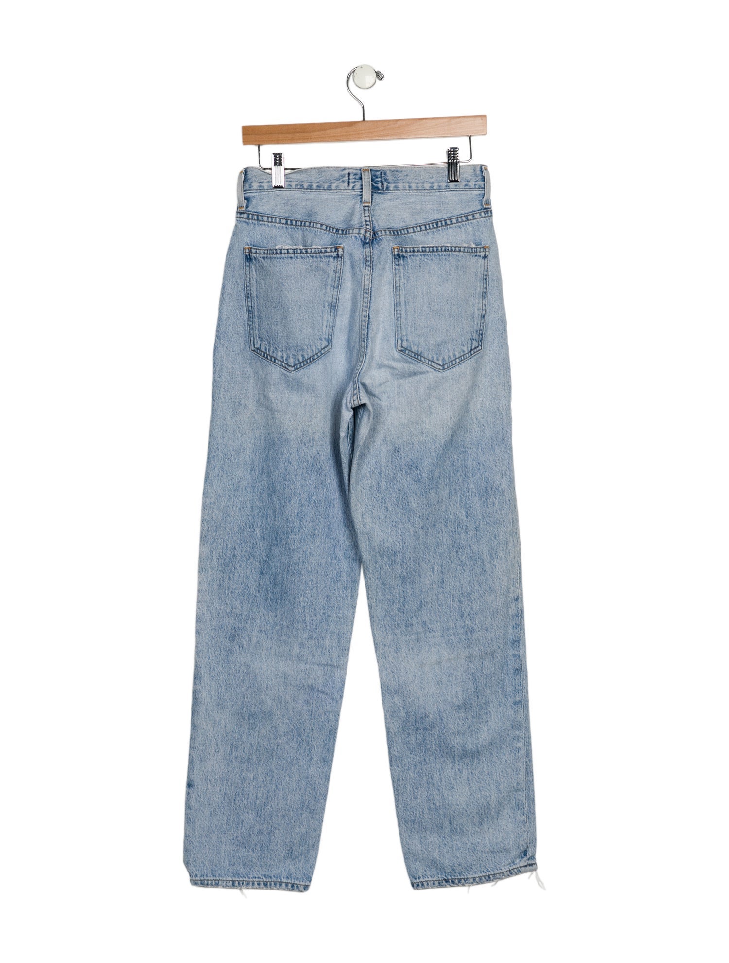 AGOLDE High-Rise Straight Leg Jeans