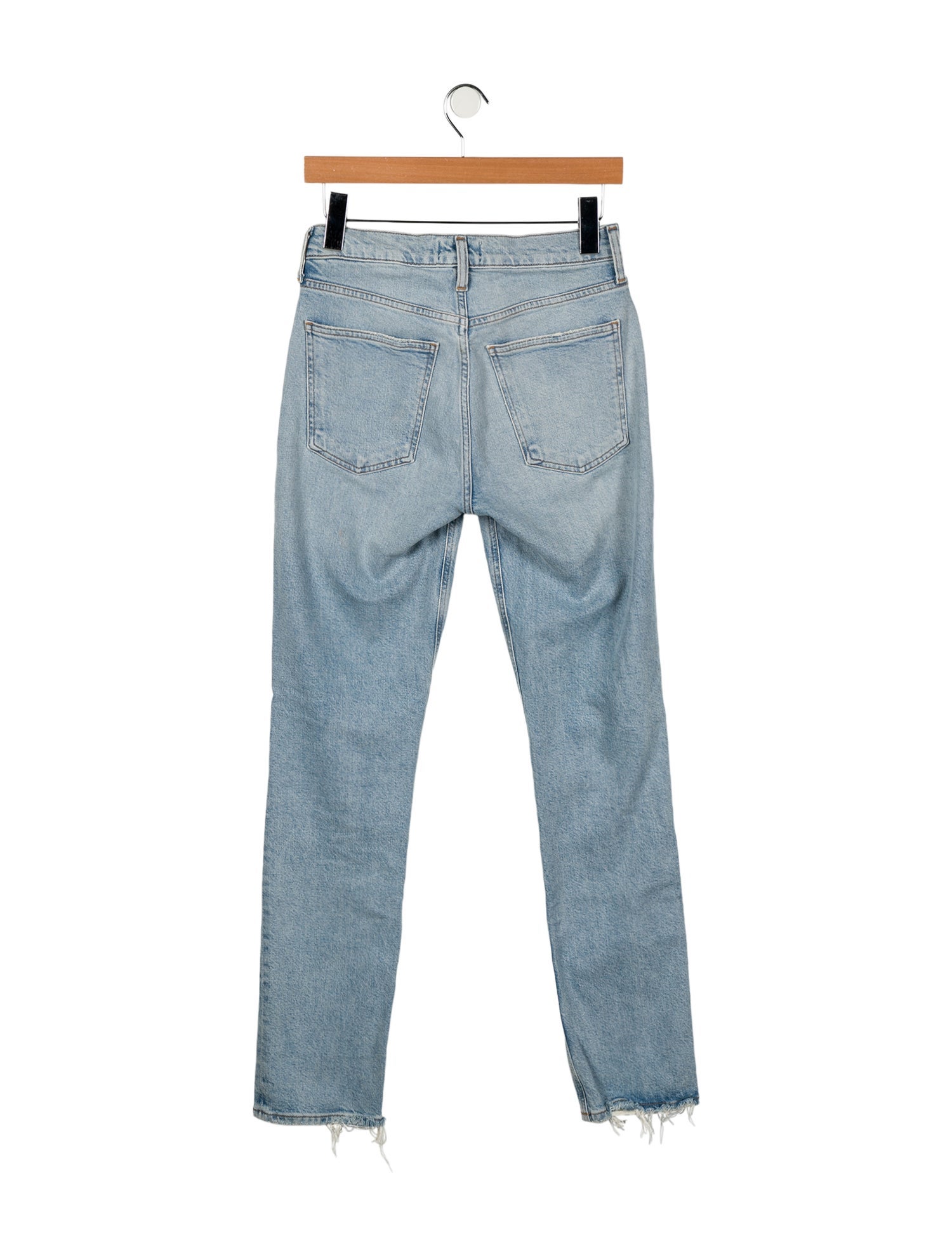 AGOLDE Mid-Rise Straight Leg Jeans