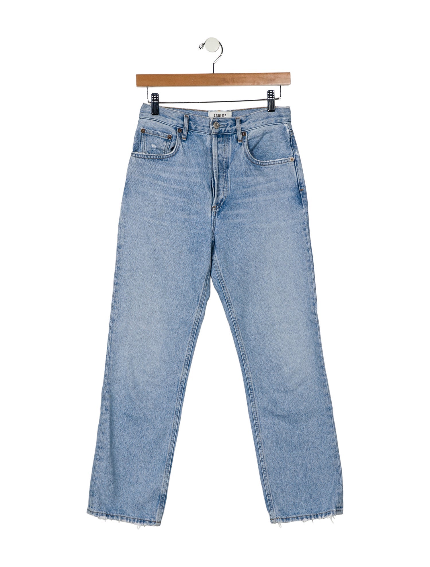 AGOLDE High-Rise Straight Leg Jeans