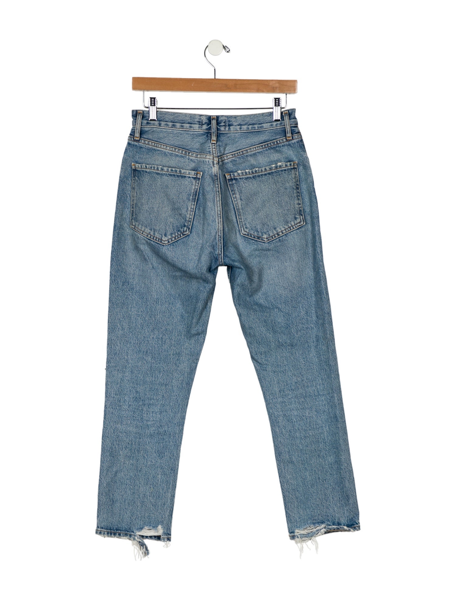 AGOLDE High-Rise Straight Leg Jeans