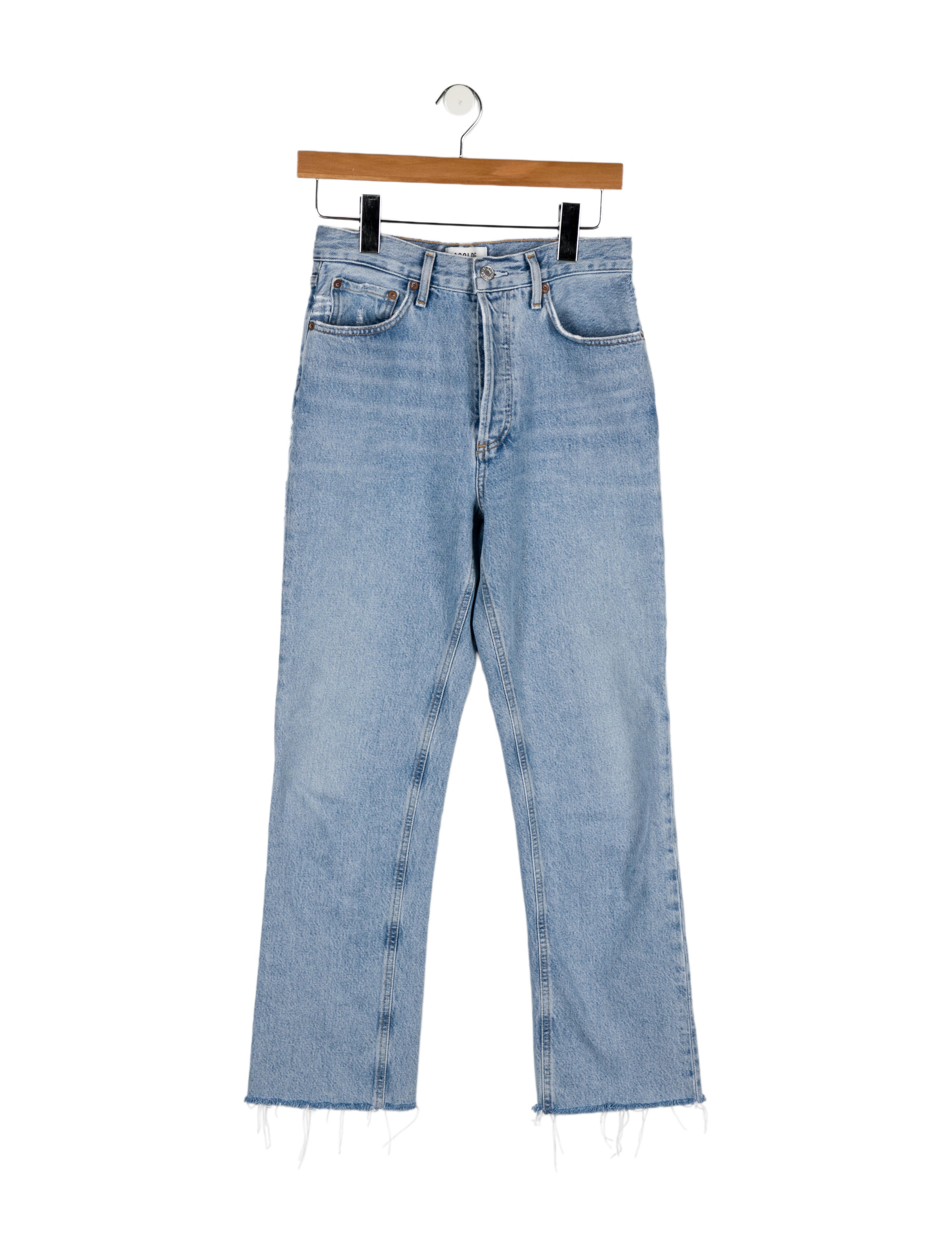 AGOLDE High-Rise Straight Leg Jeans