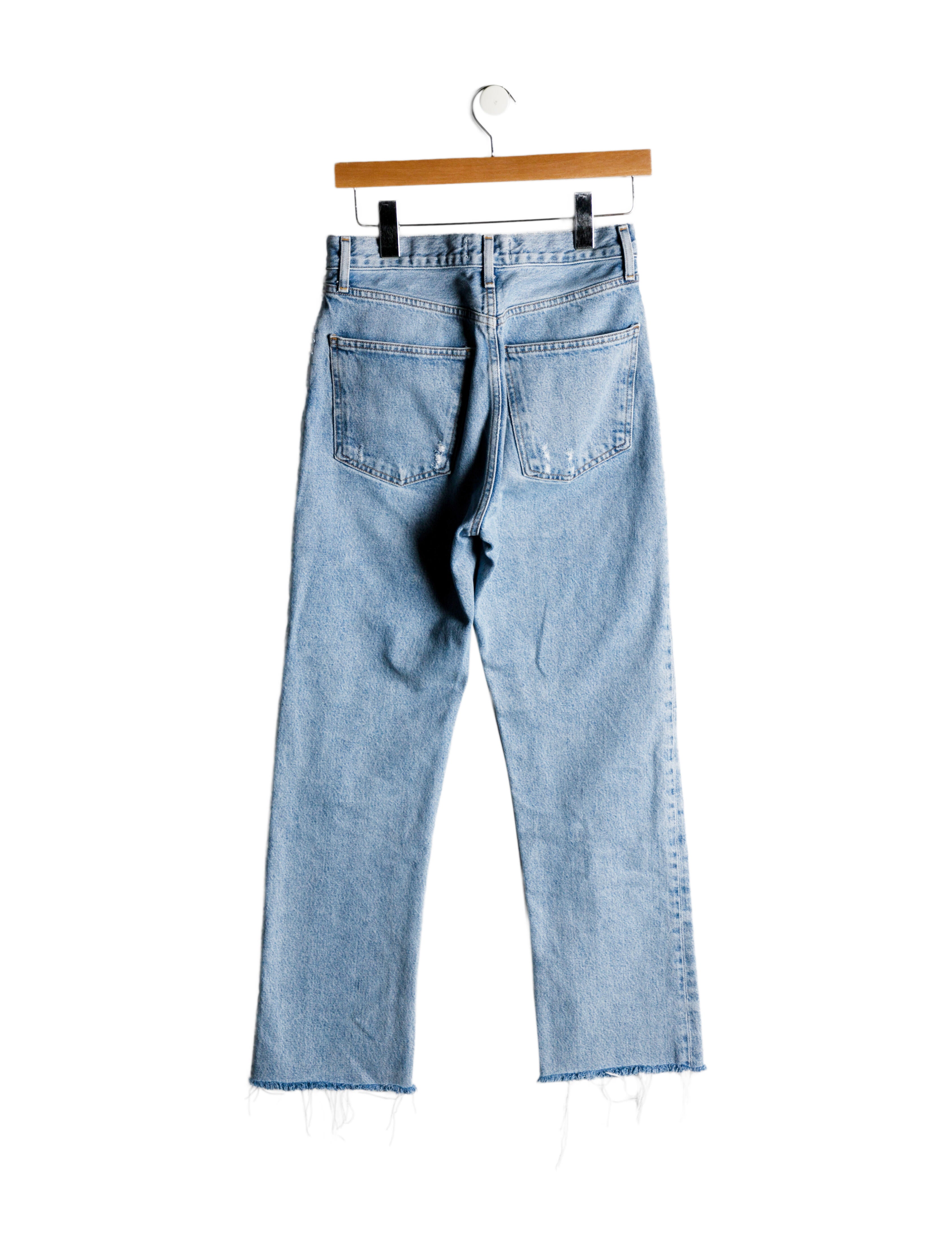 AGOLDE High-Rise Straight Leg Jeans