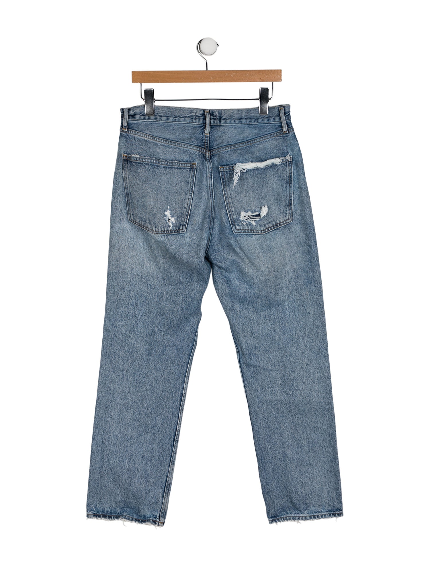 AGOLDE High-Rise Straight Leg Jeans