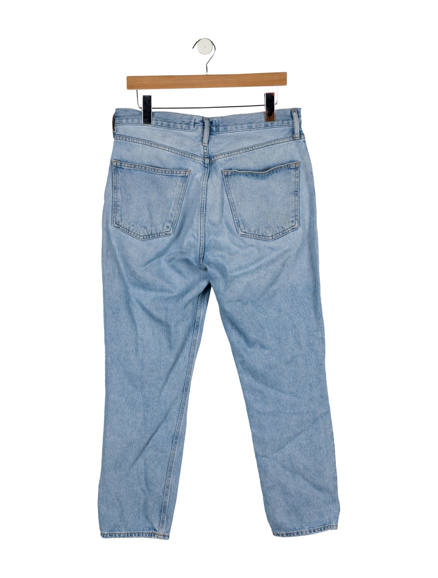 AGOLDE High-Rise Straight Leg Jeans