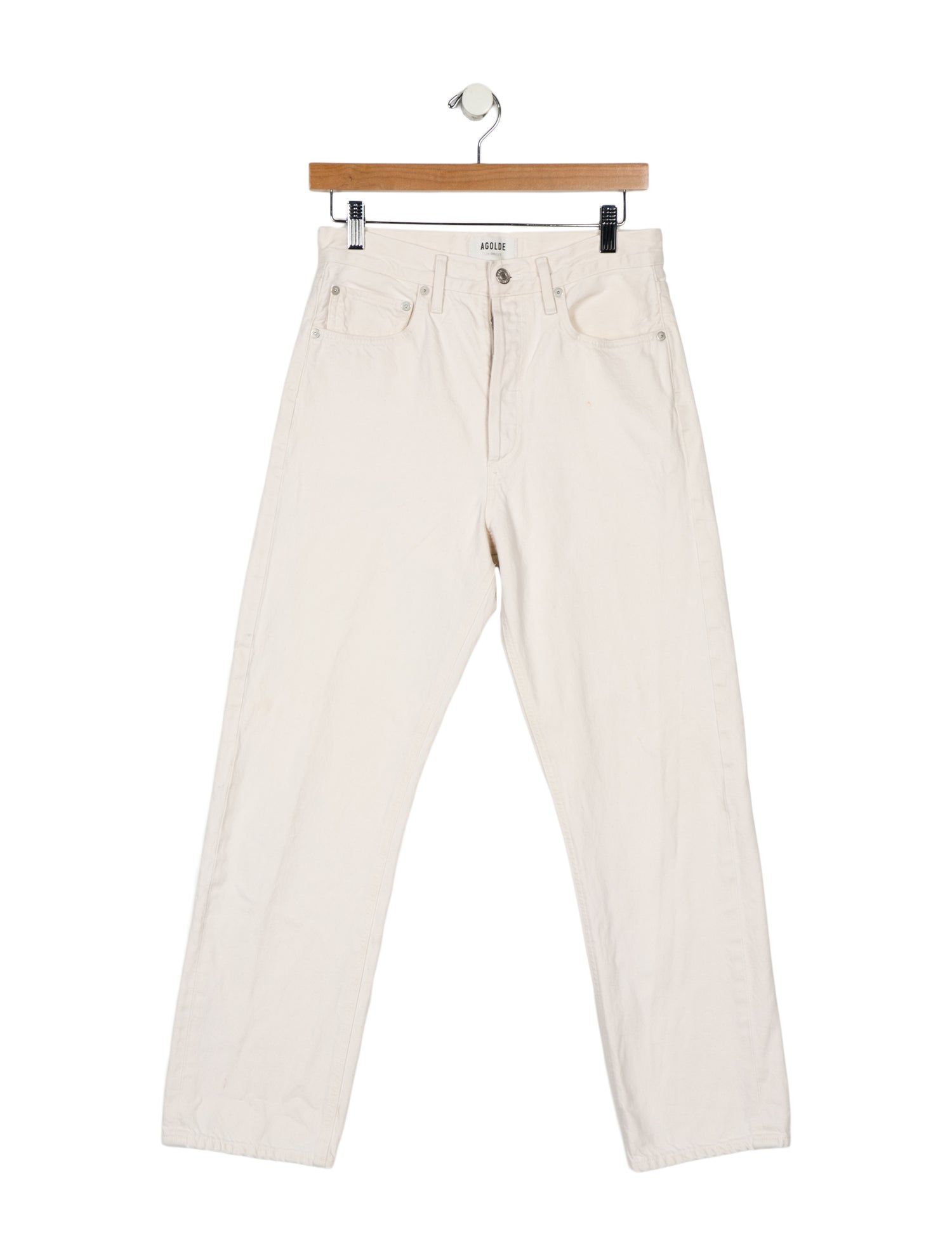 AGOLDE High-Rise Straight Leg Jeans