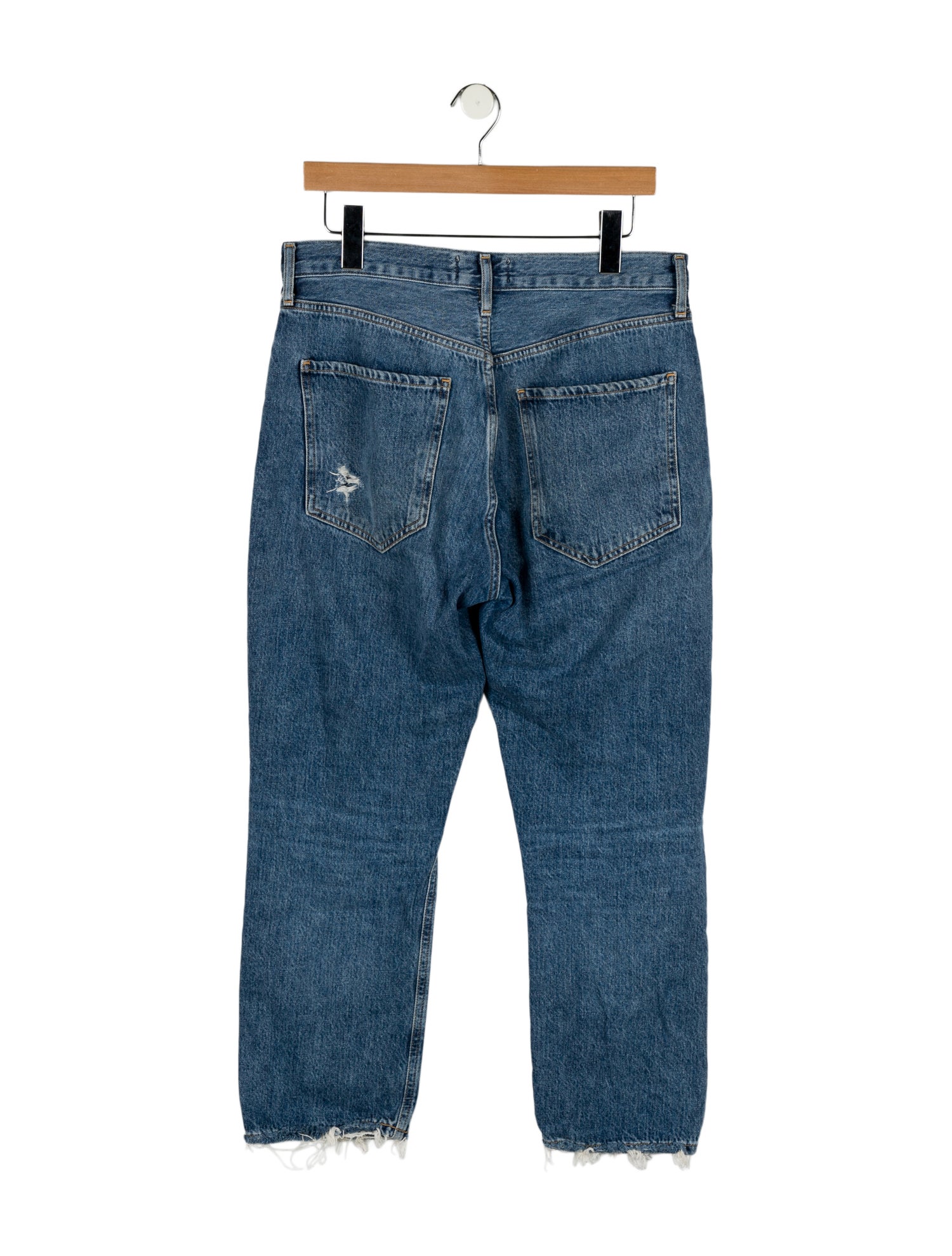 AGOLDE High-Rise Straight Leg Jeans