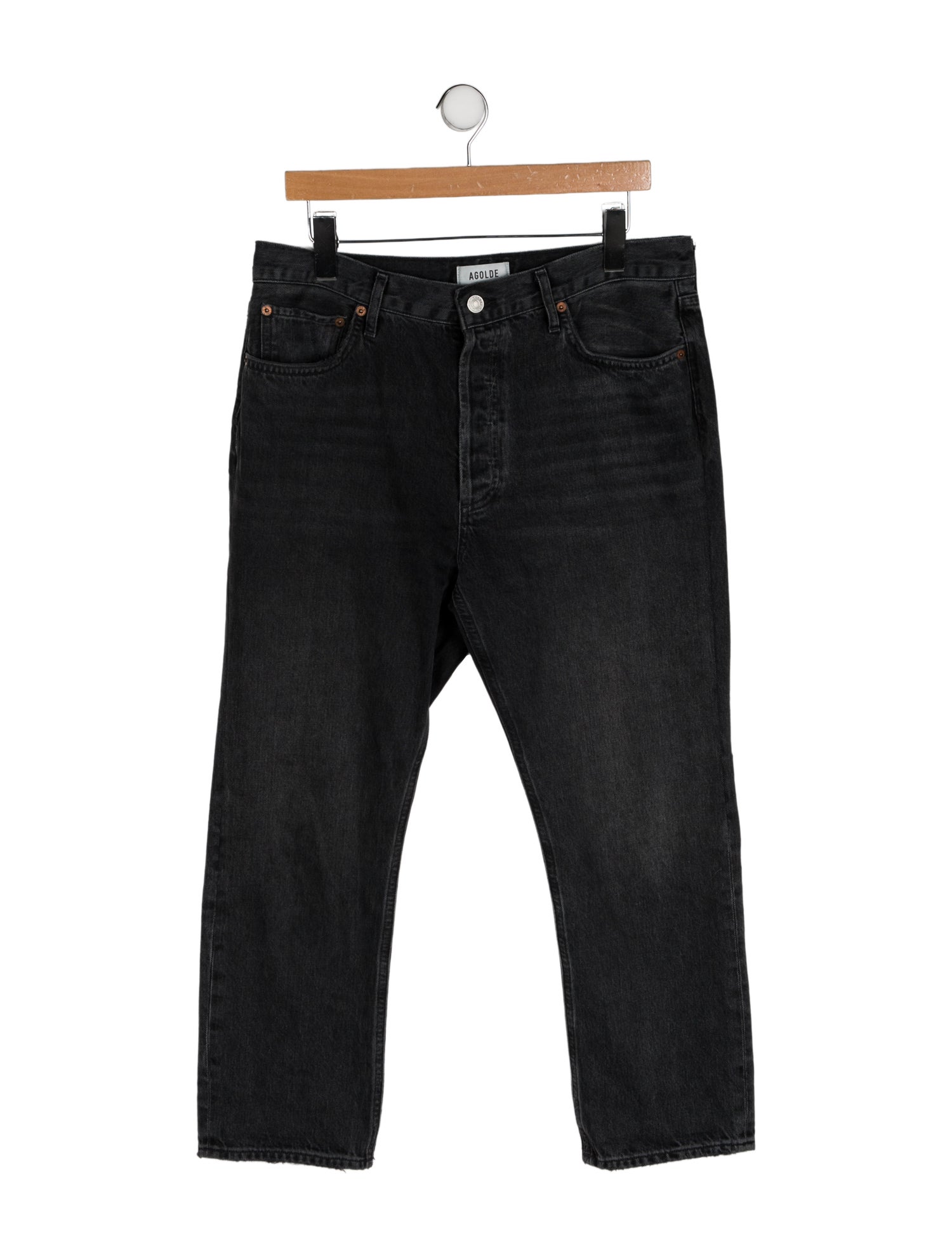AGOLDE High-Rise Straight Leg Jeans