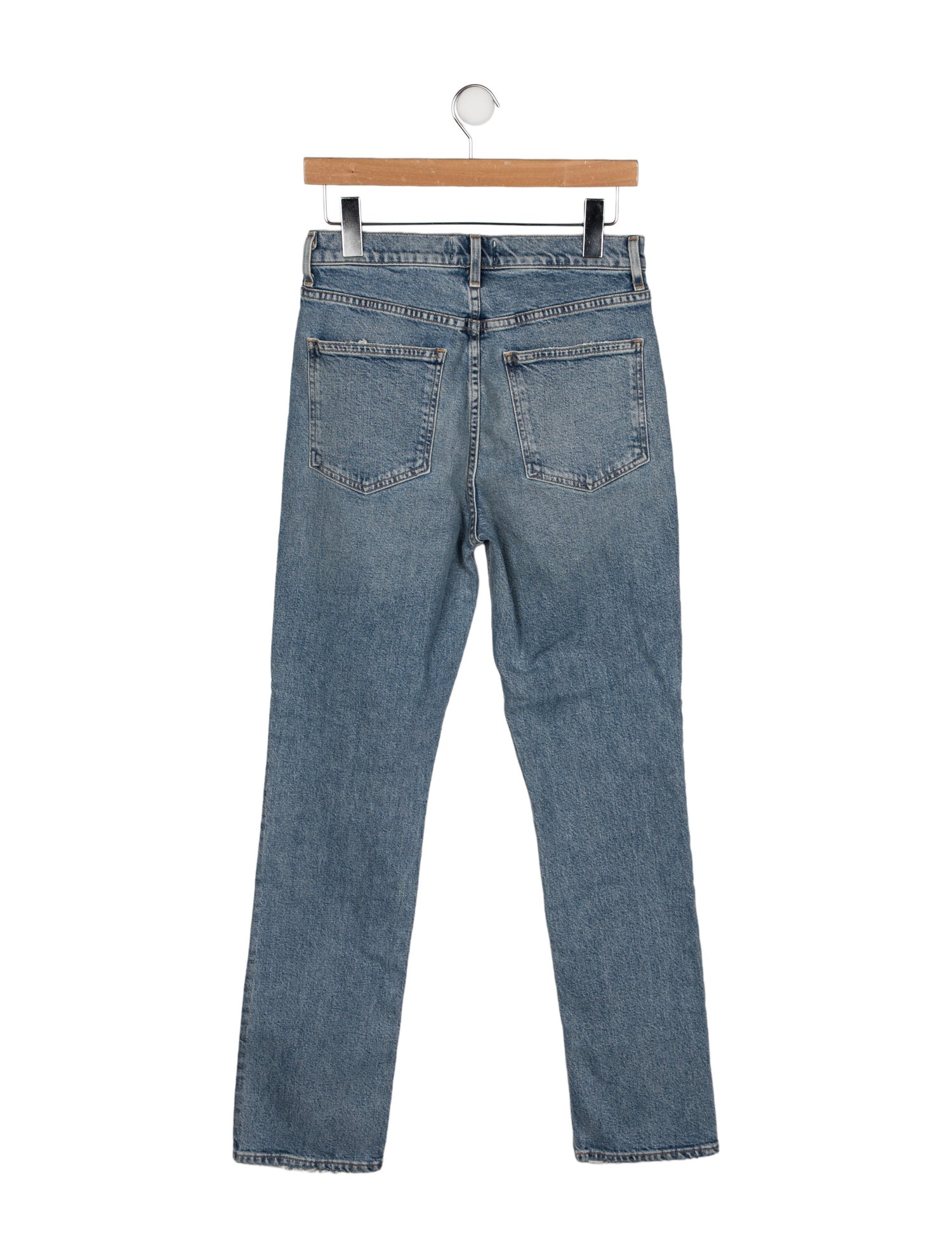 AGOLDE High-Rise Straight Leg Jeans