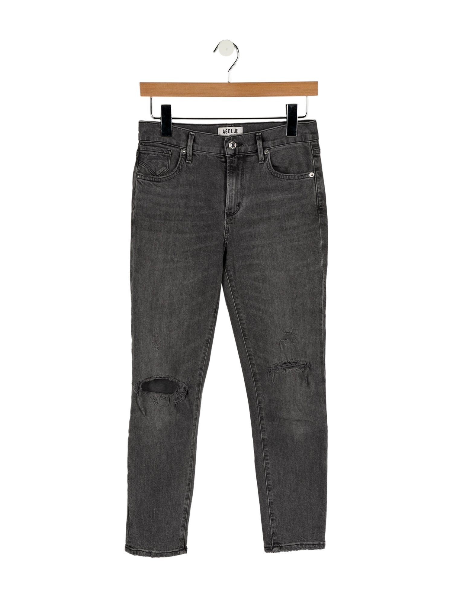 AGOLDE Mid-Rise Skinny Leg Jeans