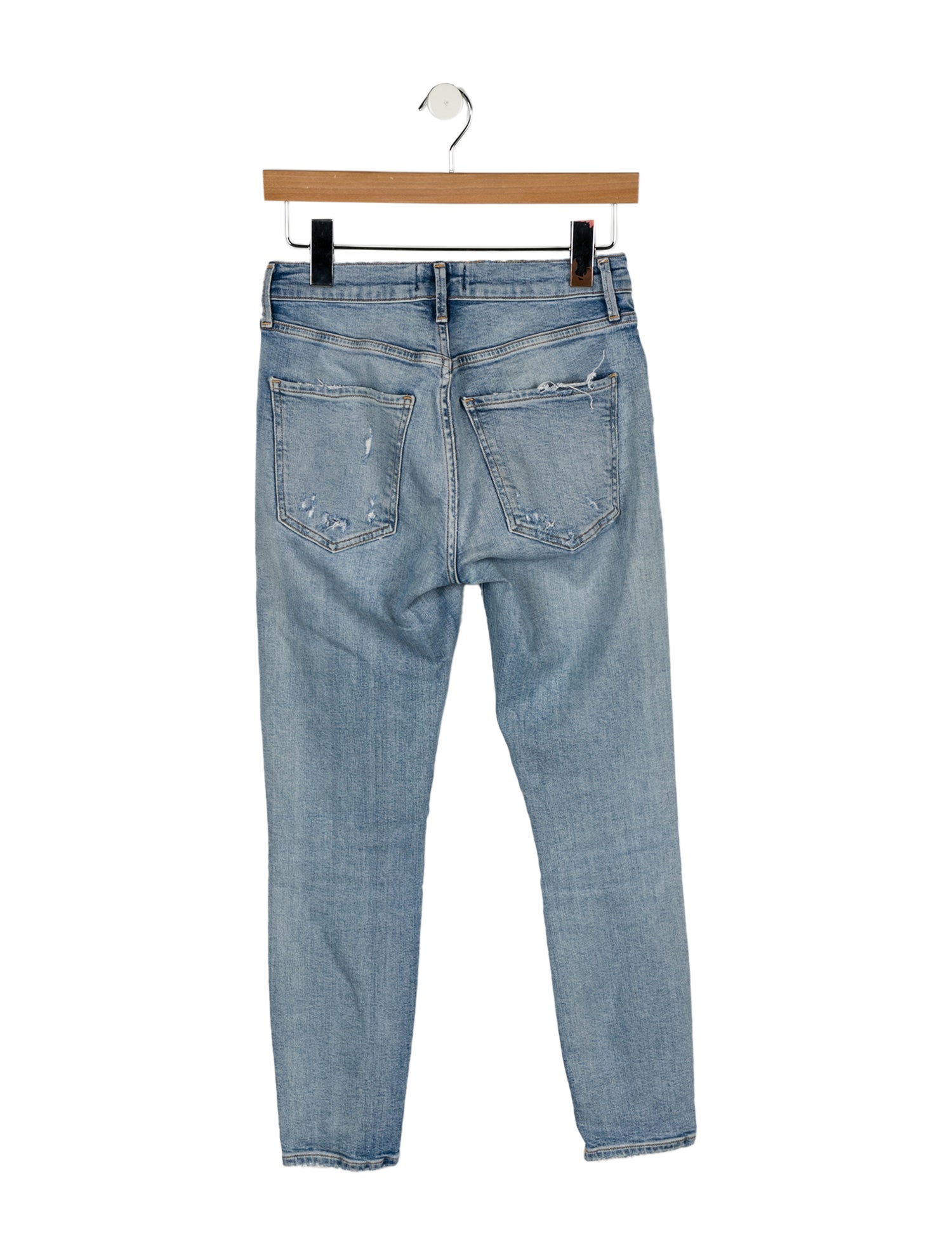 AGOLDE Mid-Rise Skinny Leg Jeans