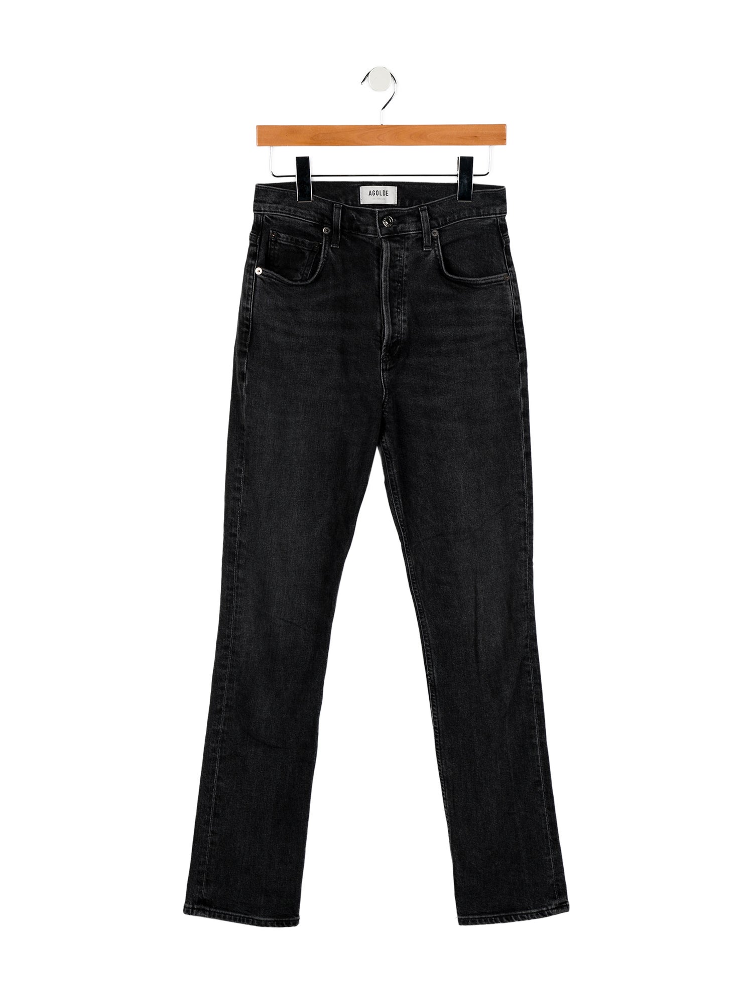 AGOLDE High-Rise Straight Leg Jeans