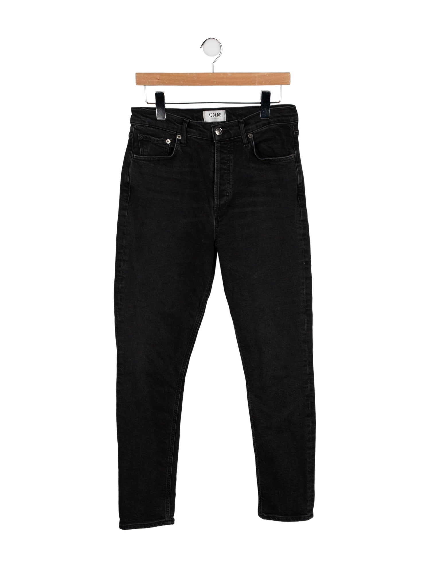 AGOLDE Mid-Rise Skinny Leg Jeans