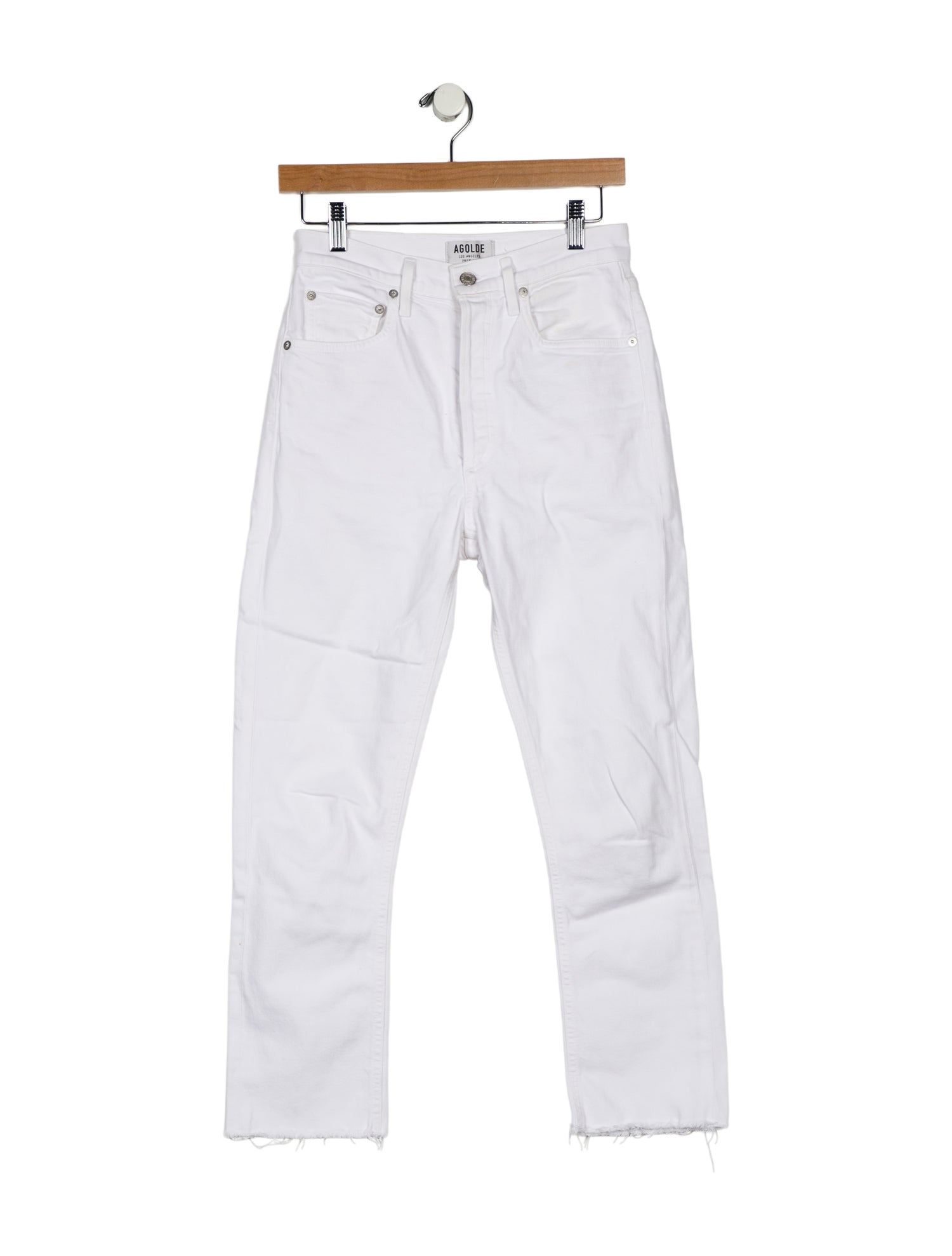 AGOLDE High-Rise Straight Leg Jeans