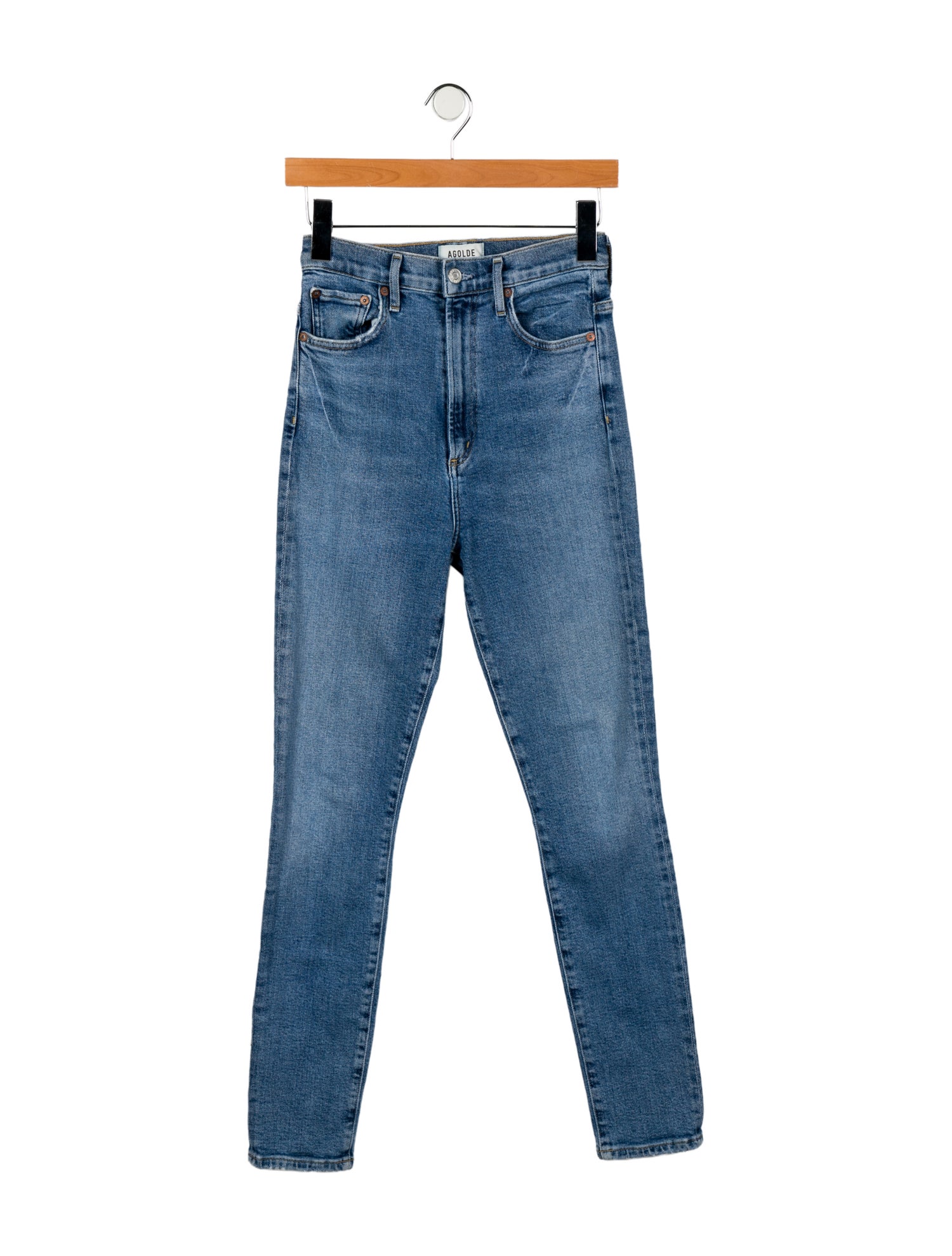 AGOLDE High-Rise Skinny Leg Jeans