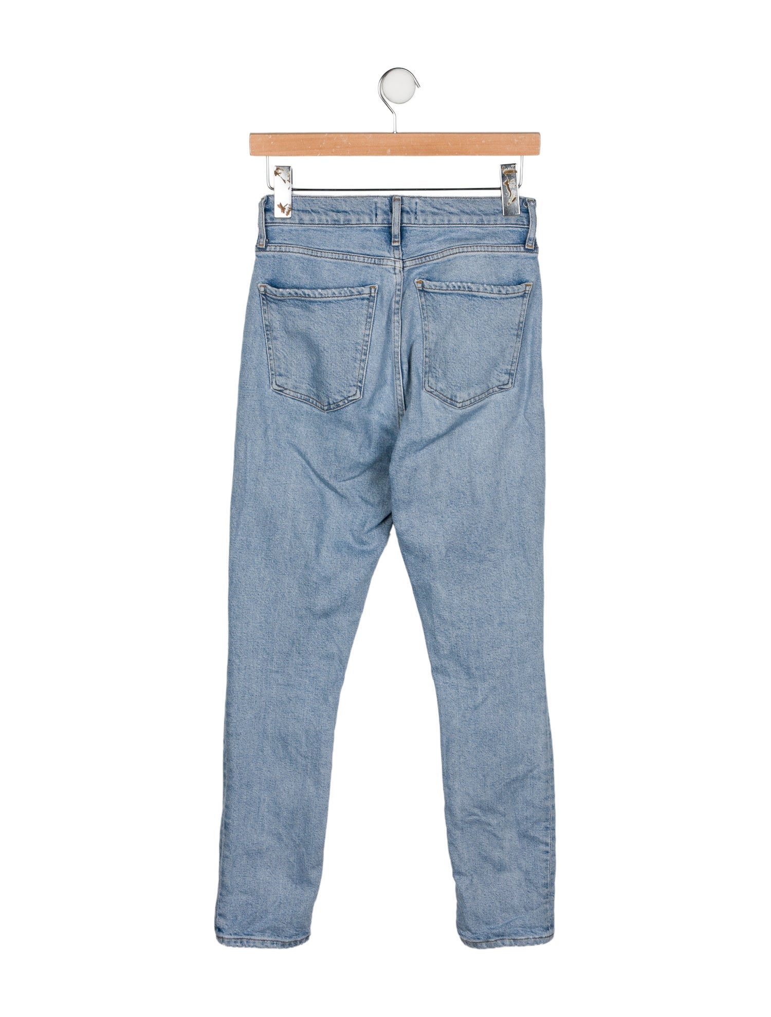 AGOLDE Mid-Rise Skinny Leg Jeans