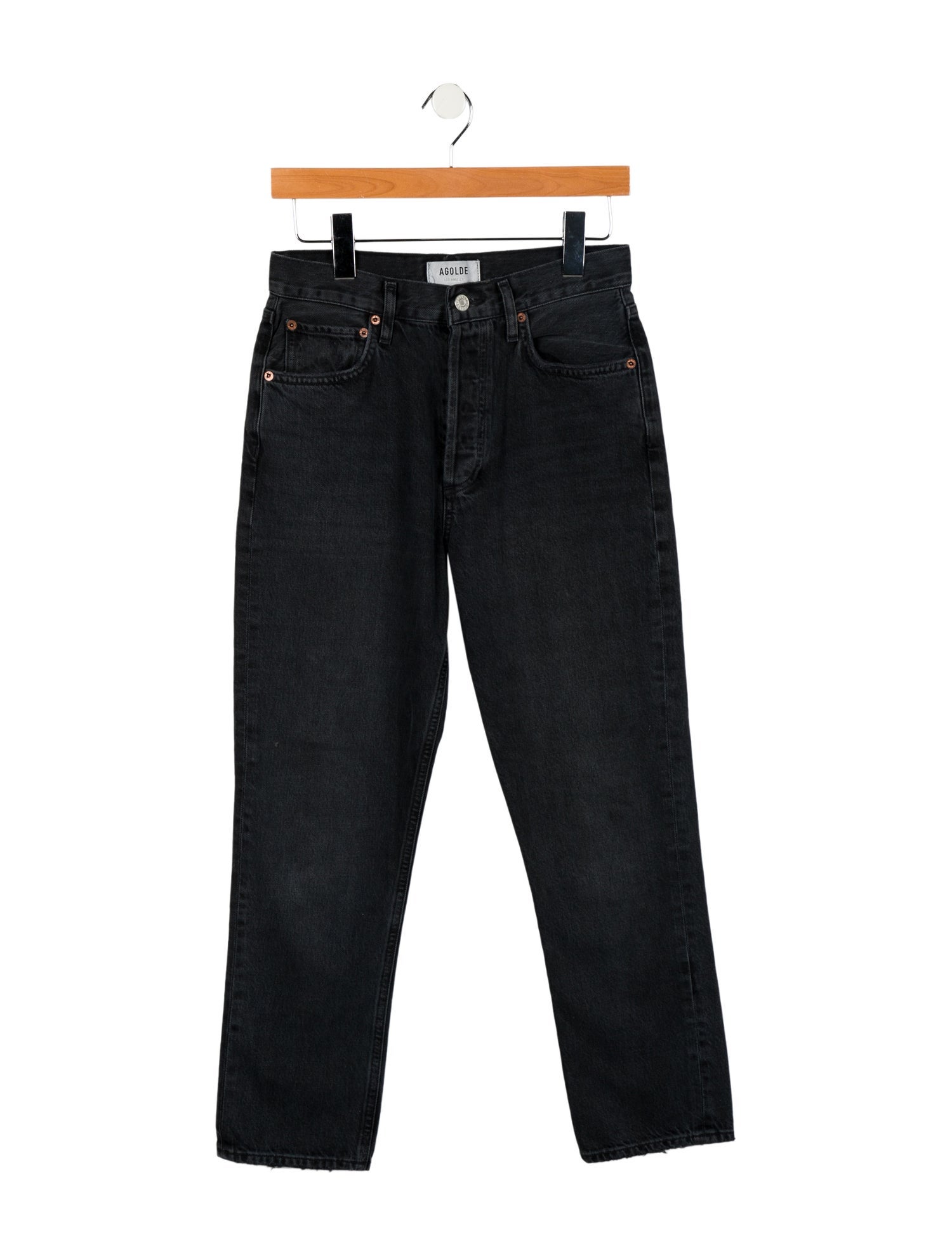 AGOLDE High-Rise Straight Leg Jeans