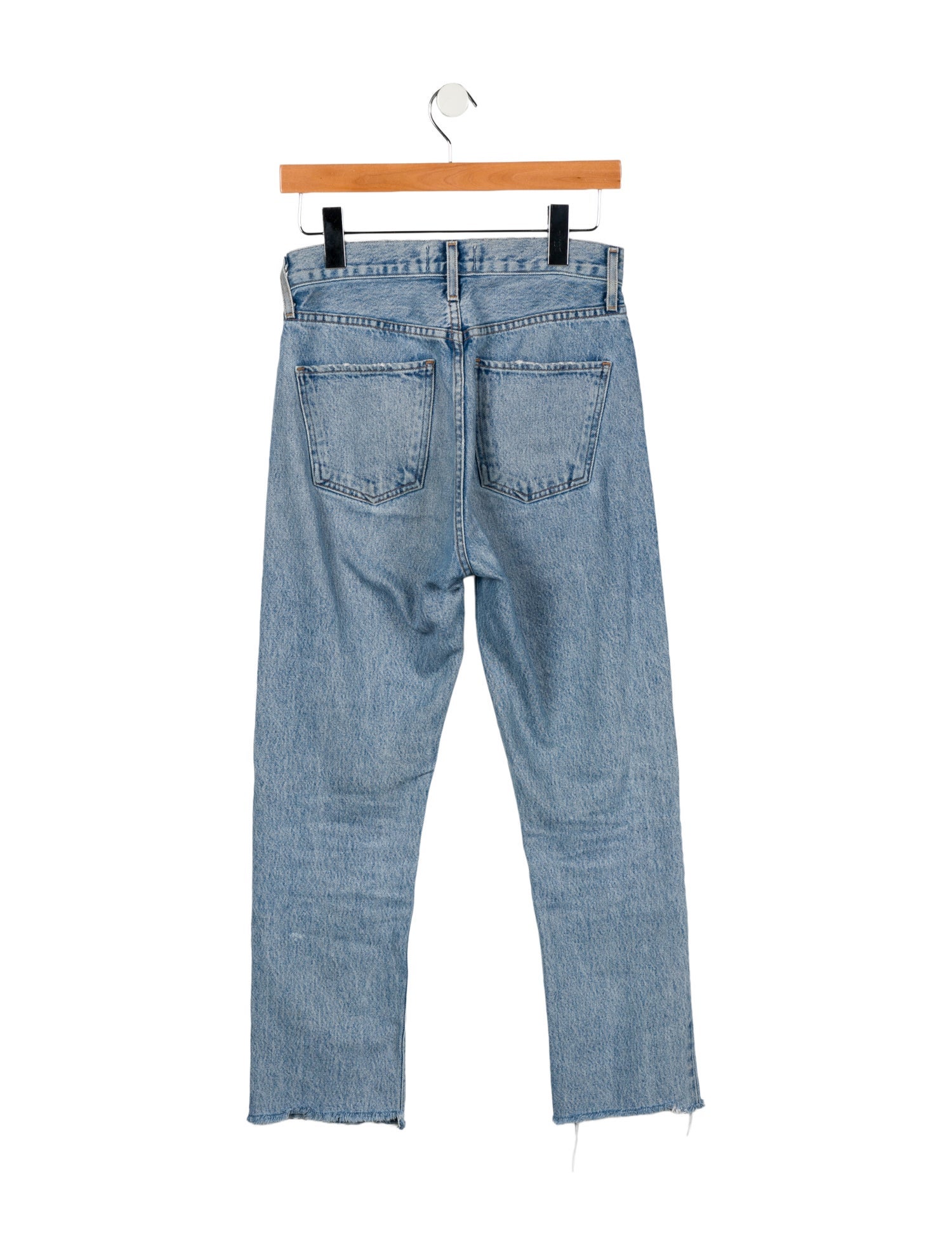 AGOLDE Mid-Rise Straight Leg Jeans
