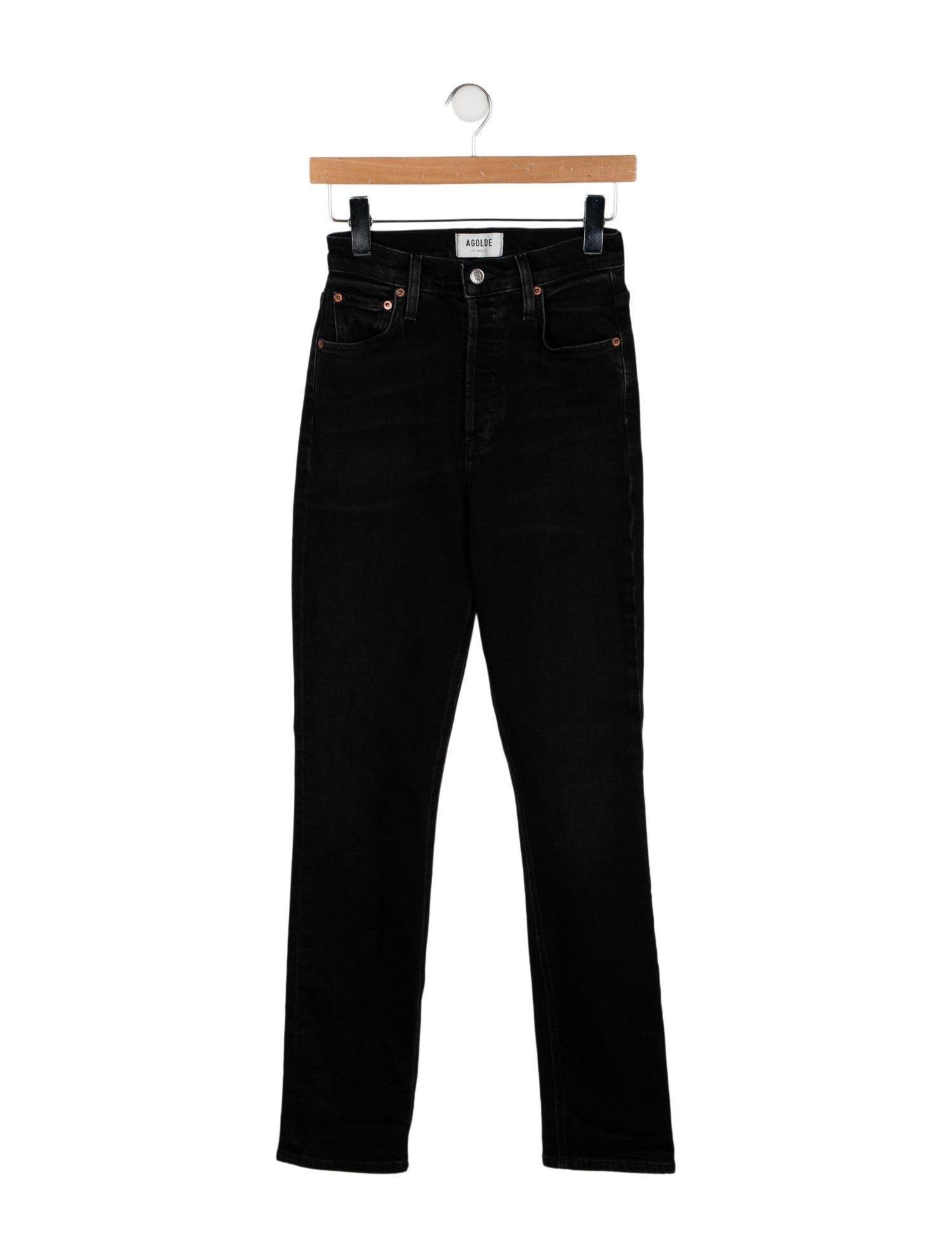 AGOLDE High-Rise Straight Leg Jeans