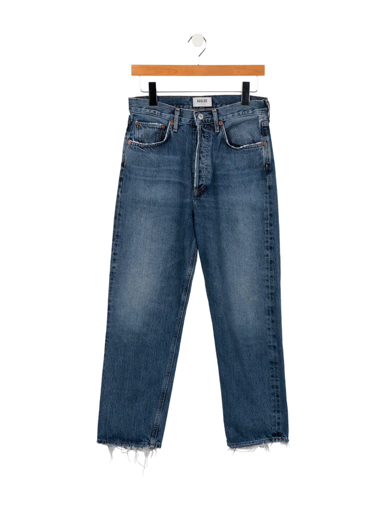 AGOLDE High-Rise Straight Leg Jeans