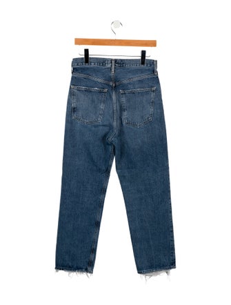 AGOLDE High-Rise Straight Leg Jeans
