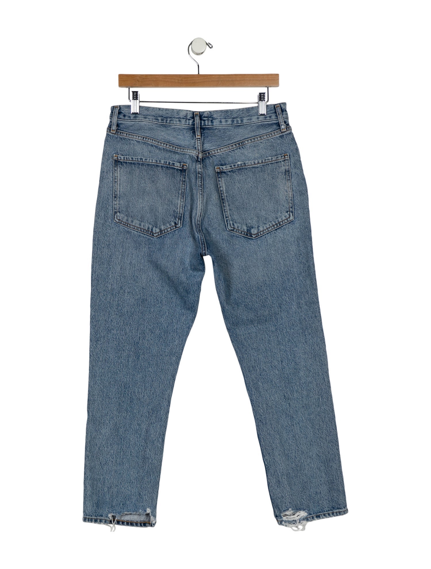 AGOLDE High-Rise Straight Leg Jeans