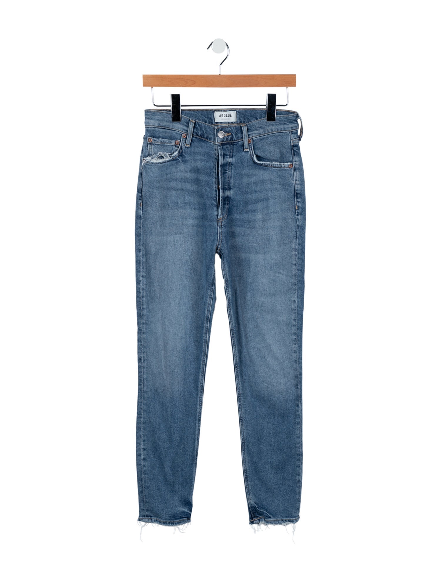 AGOLDE High-Rise Skinny Leg Jeans