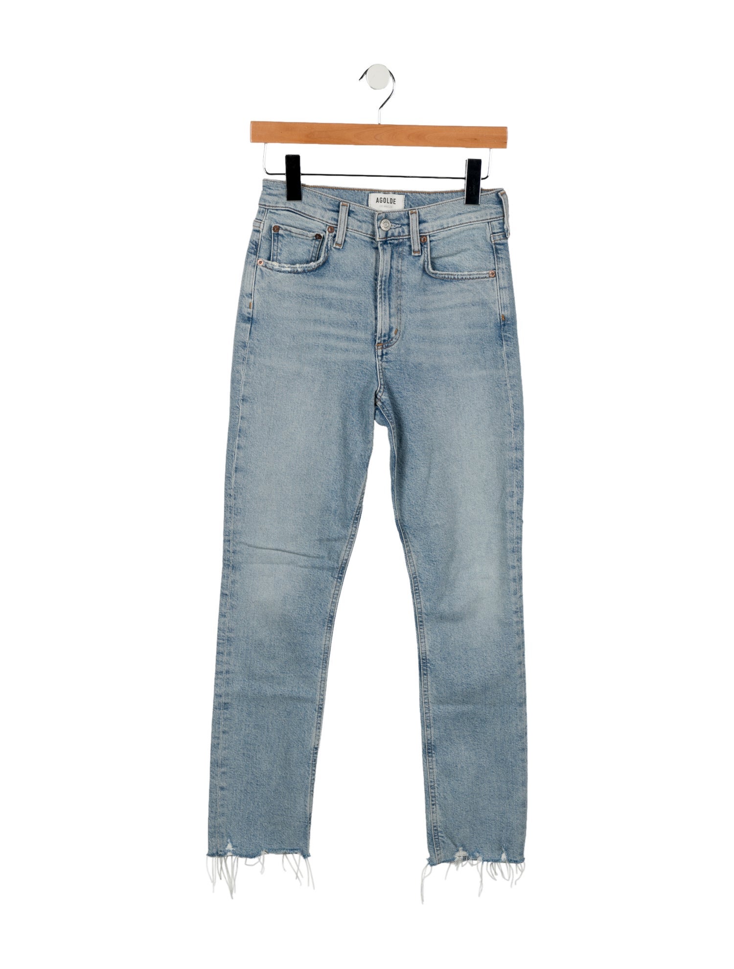 AGOLDE Mid-Rise Skinny Leg Jeans