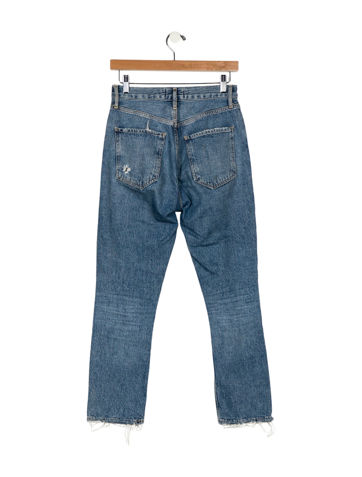 AGOLDE High-Rise Straight Leg Jeans