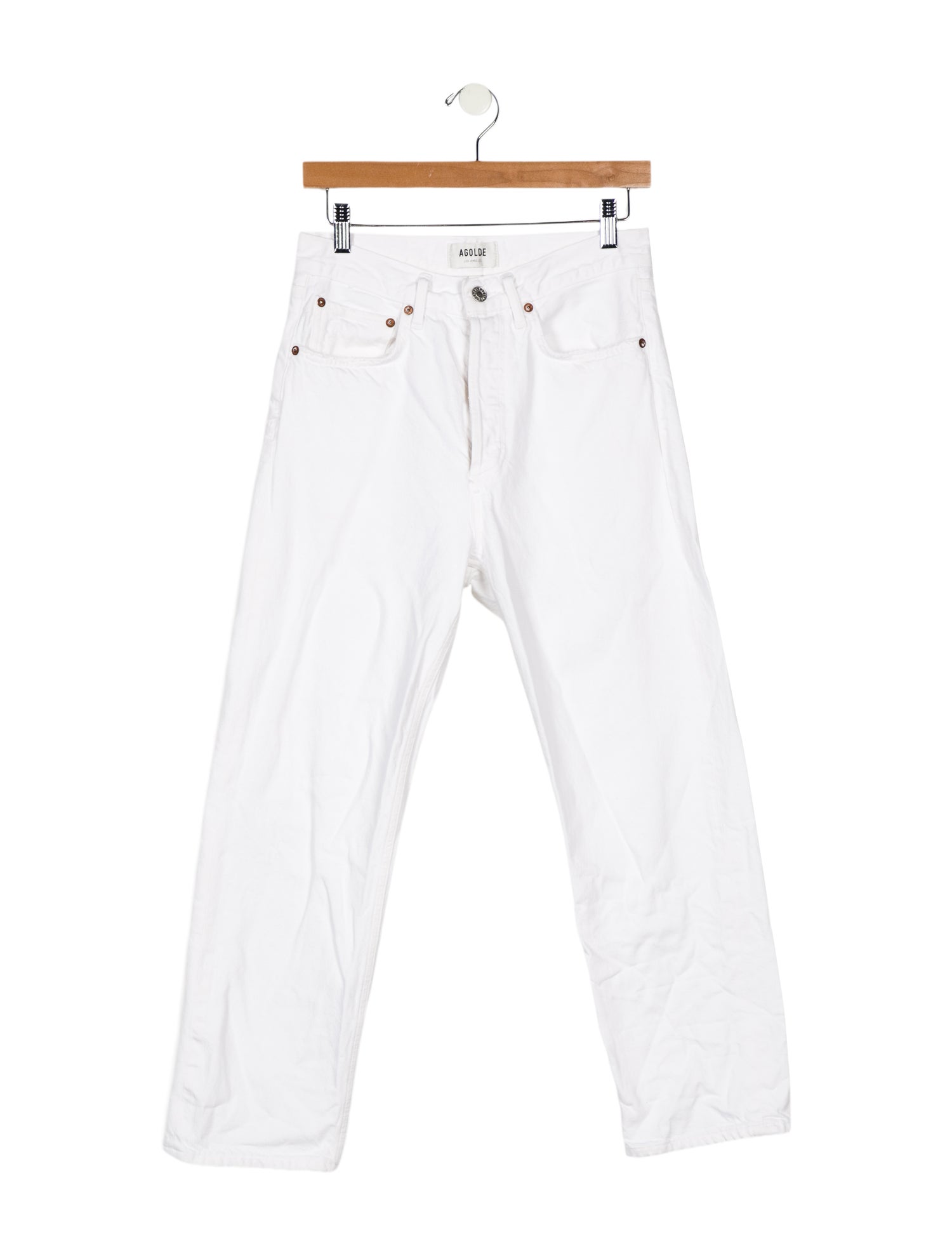 AGOLDE High-Rise Straight Leg Jeans