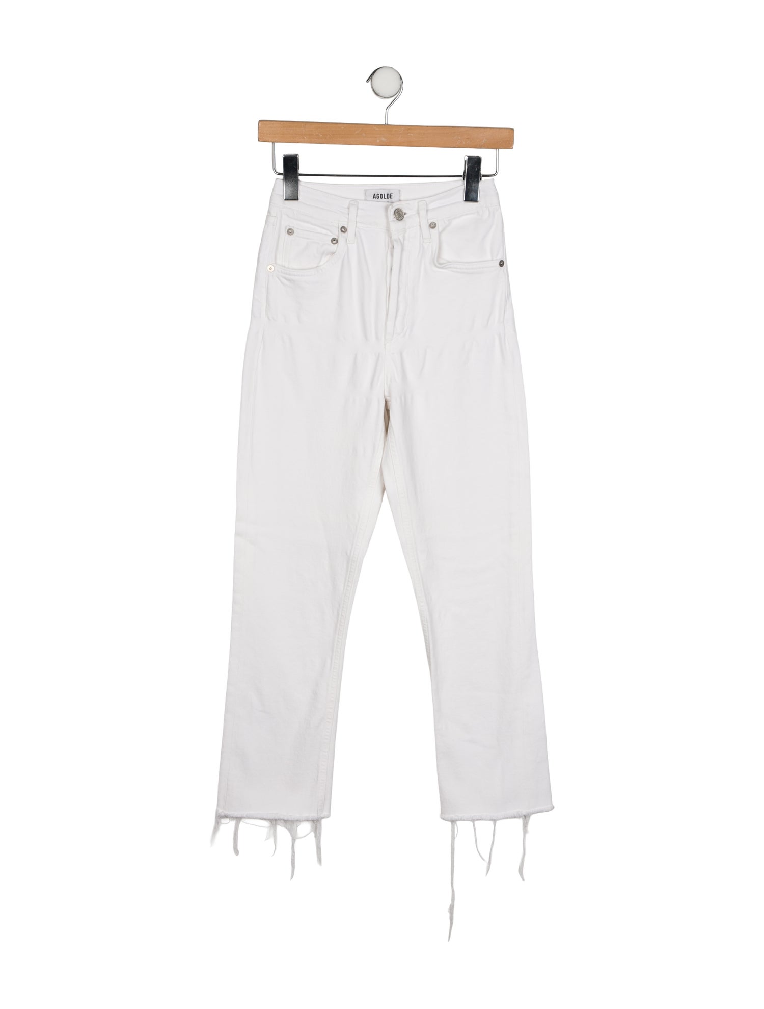 AGOLDE Mid-Rise Straight Leg Jeans