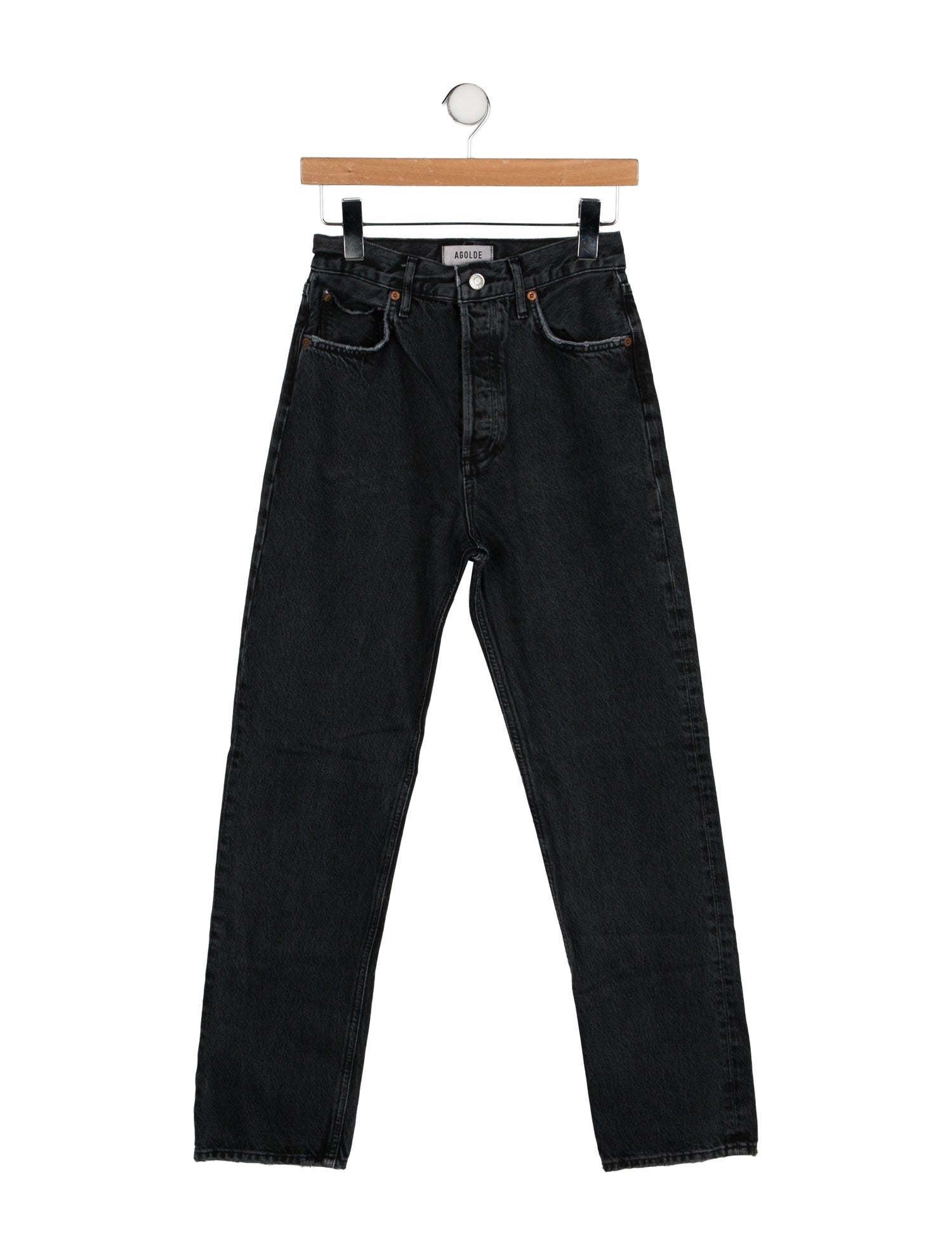 AGOLDE High-Rise Straight Leg Jeans