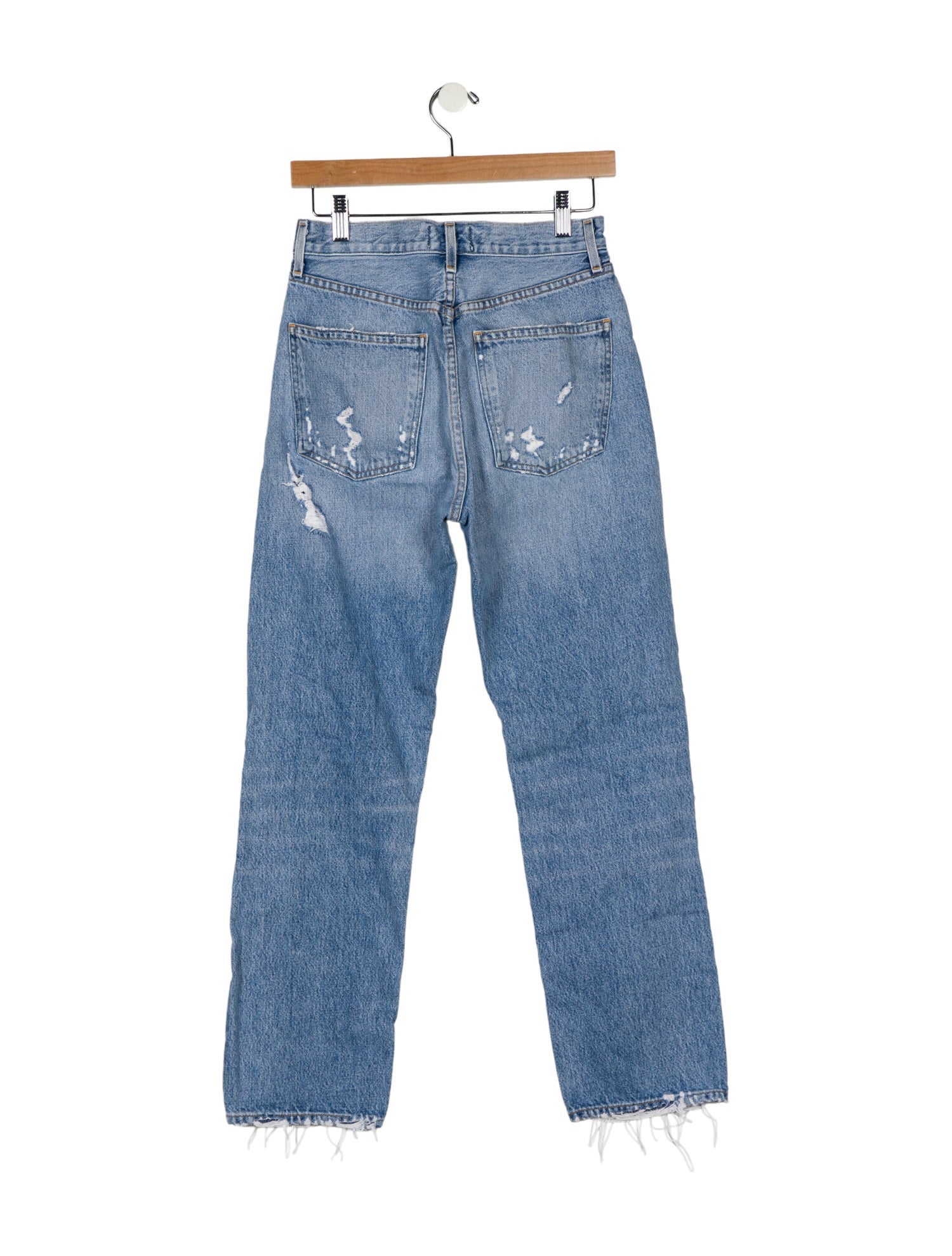 AGOLDE High-Rise Straight Leg Jeans