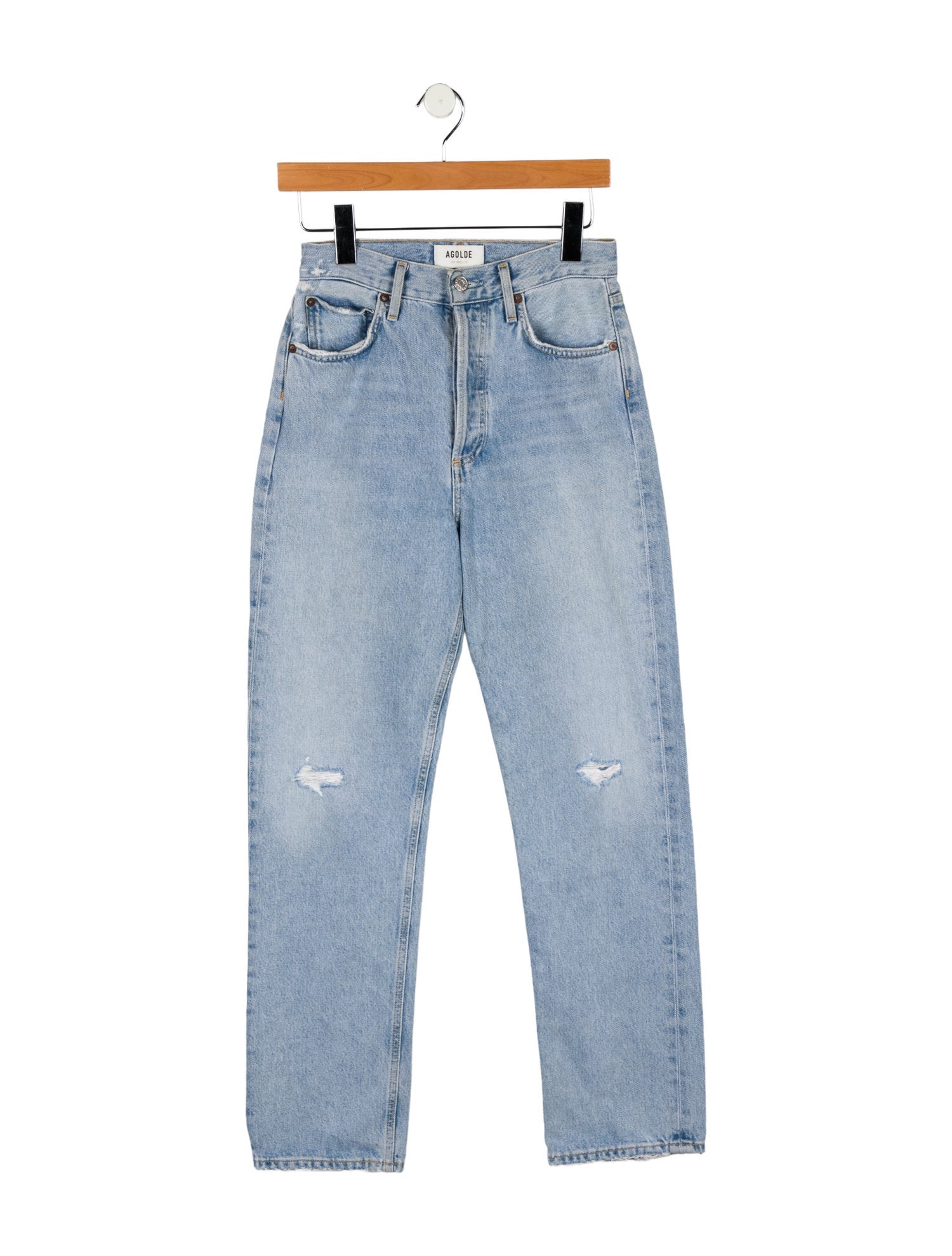 AGOLDE High-Rise Straight Leg Jeans