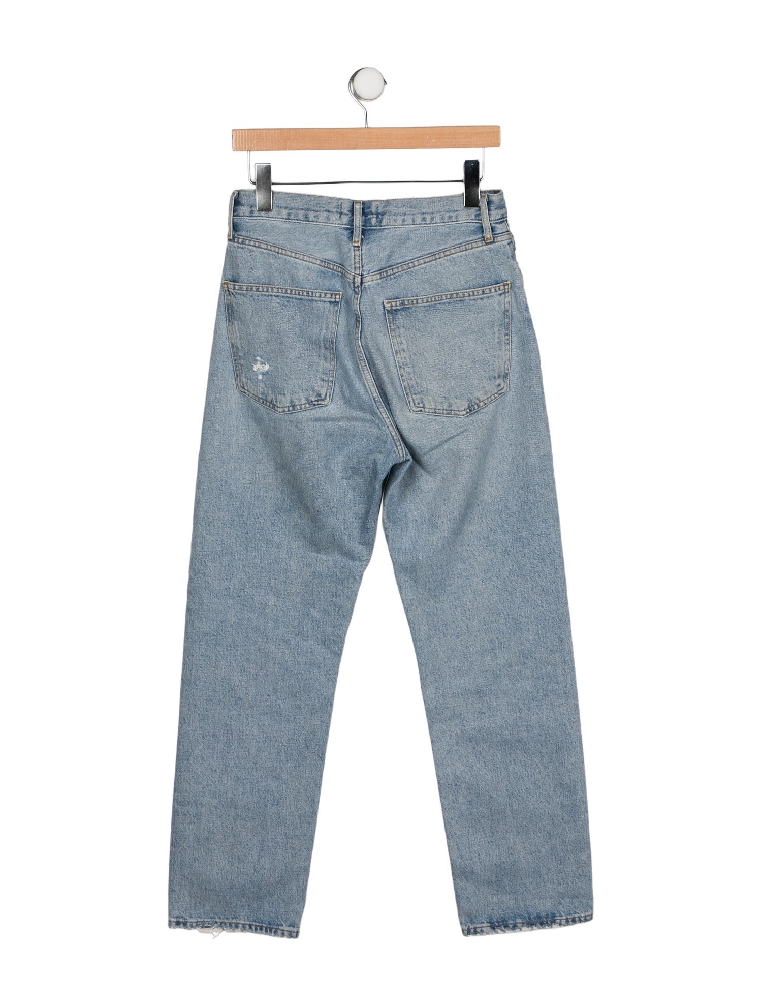 AGOLDE High-Rise Straight Leg Jeans
