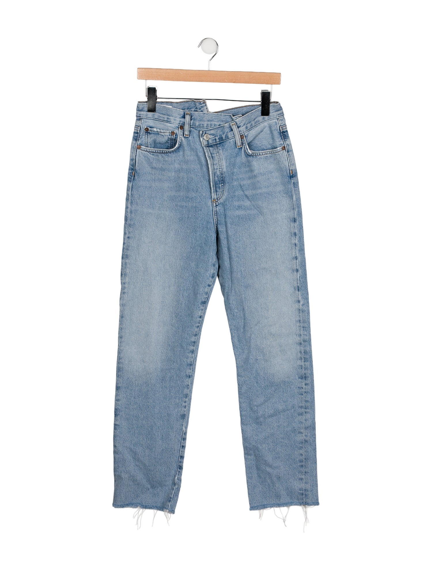 AGOLDE High-Rise Straight Leg Jeans