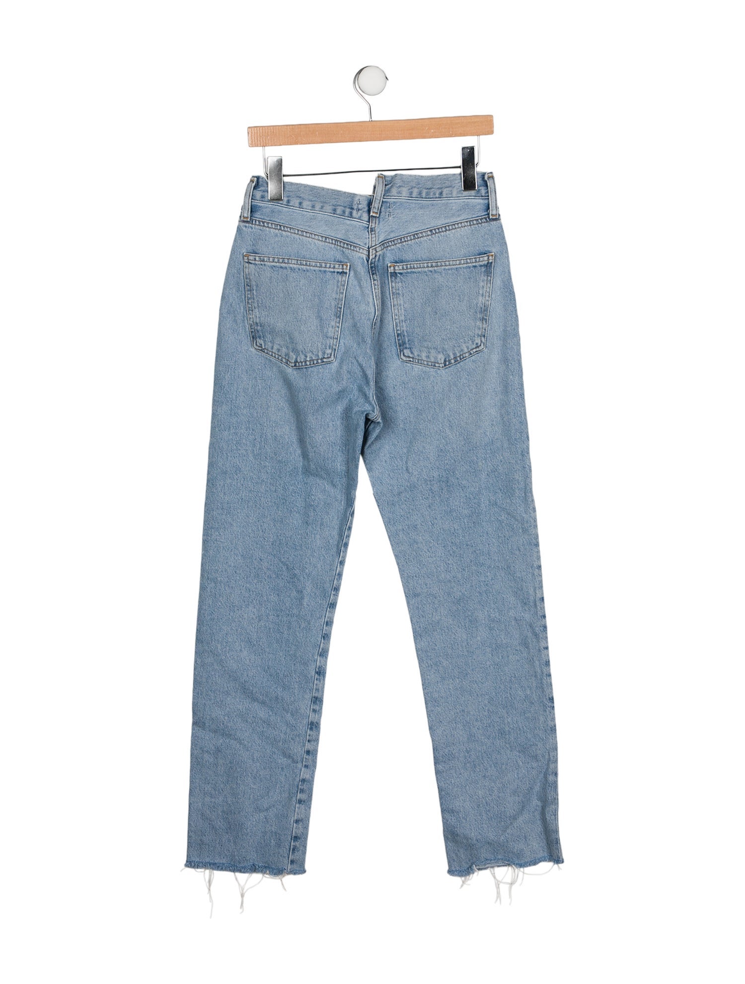 AGOLDE High-Rise Straight Leg Jeans