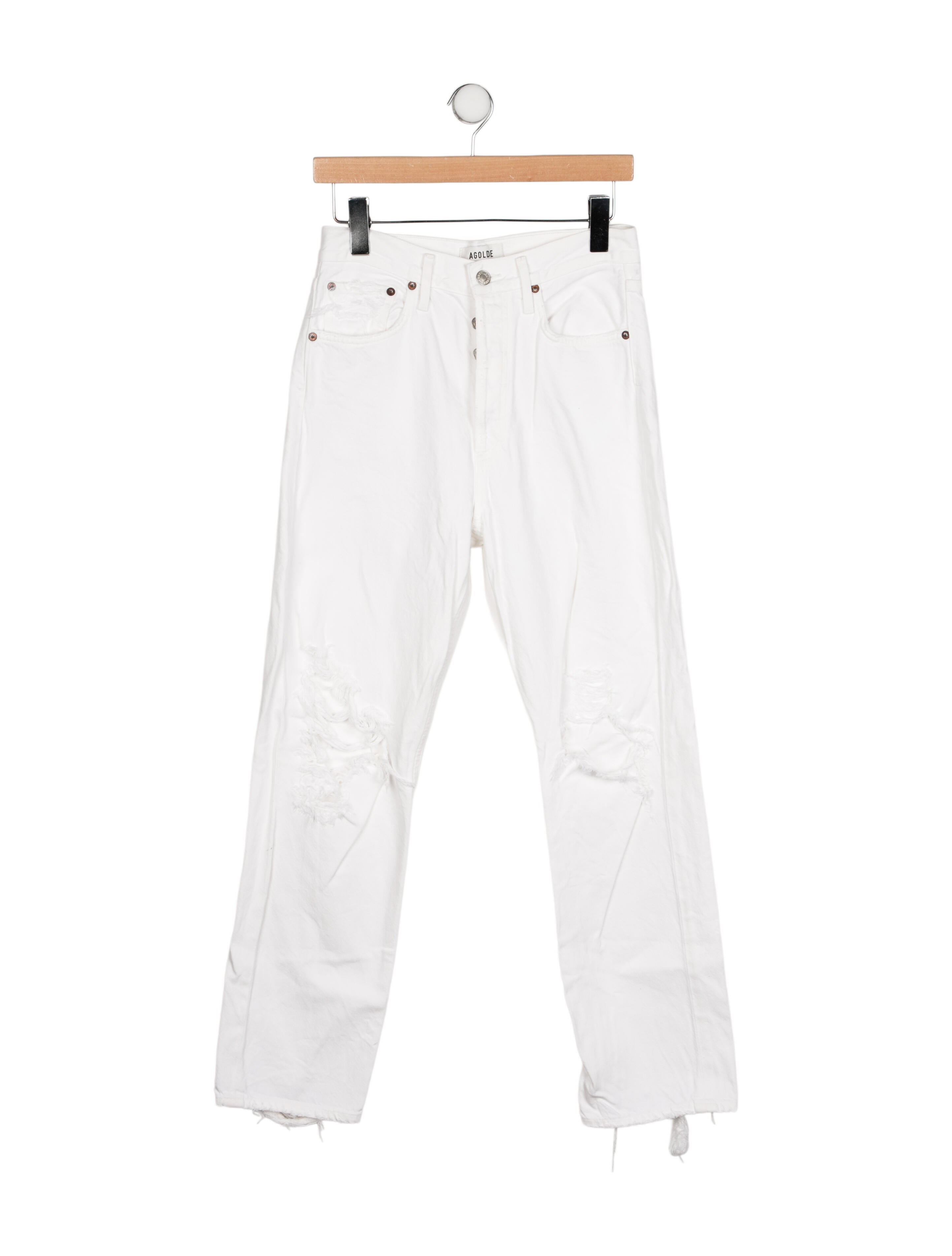 AGOLDE High-Rise Straight Leg Jeans