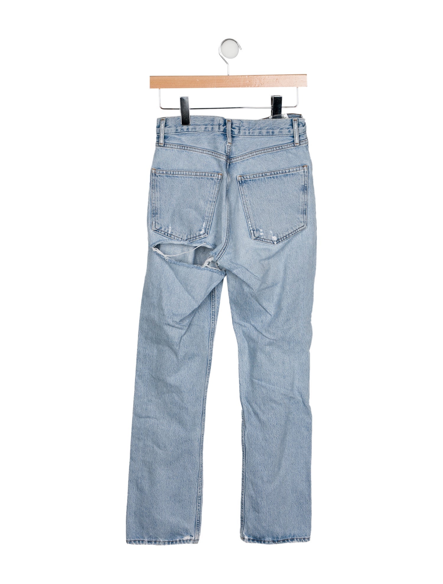 AGOLDE High-Rise Straight Leg Jeans