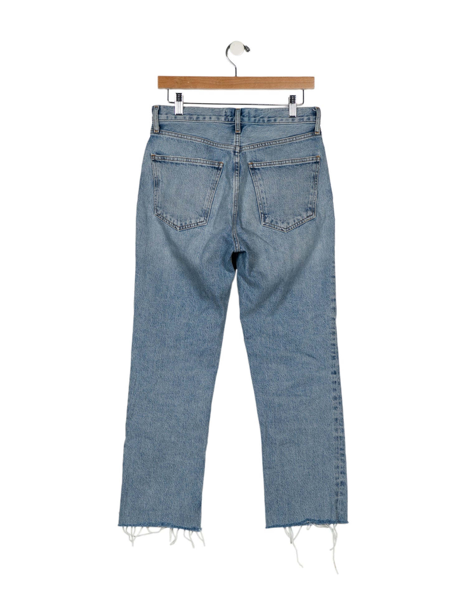 AGOLDE High-Rise Straight Leg Jeans