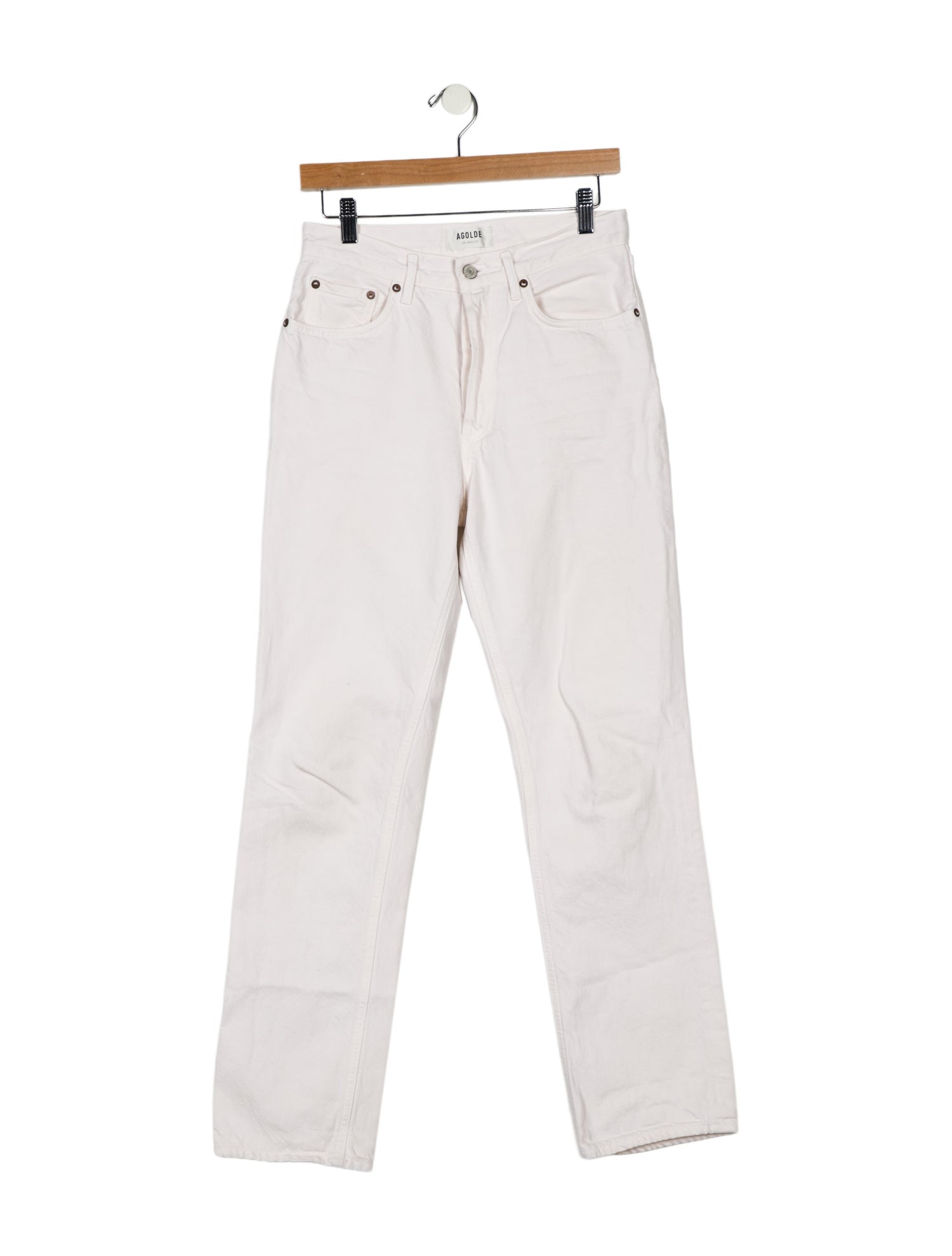 AGOLDE High-Rise Straight Leg Jeans
