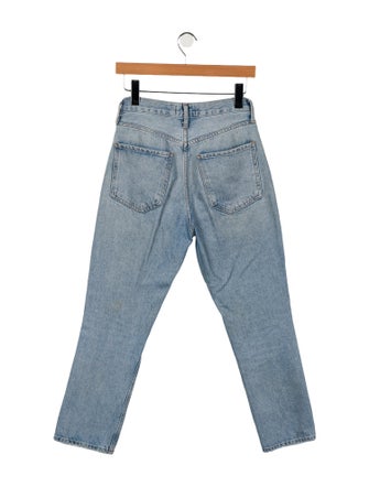 AGOLDE Mid-Rise Straight Leg Jeans