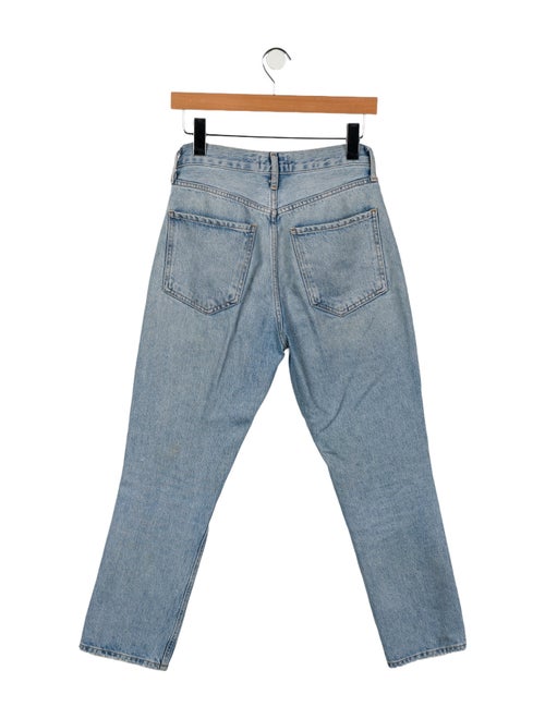 AGOLDE Mid-Rise Straight Leg Jeans