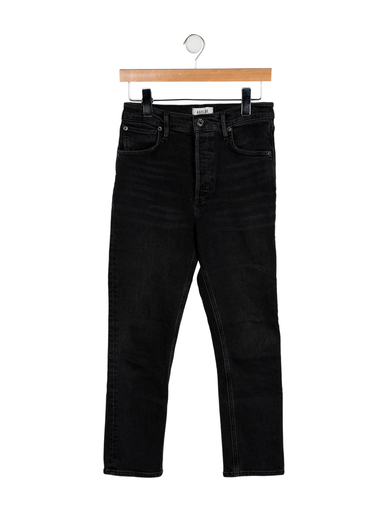 AGOLDE High-Rise Straight Leg Jeans
