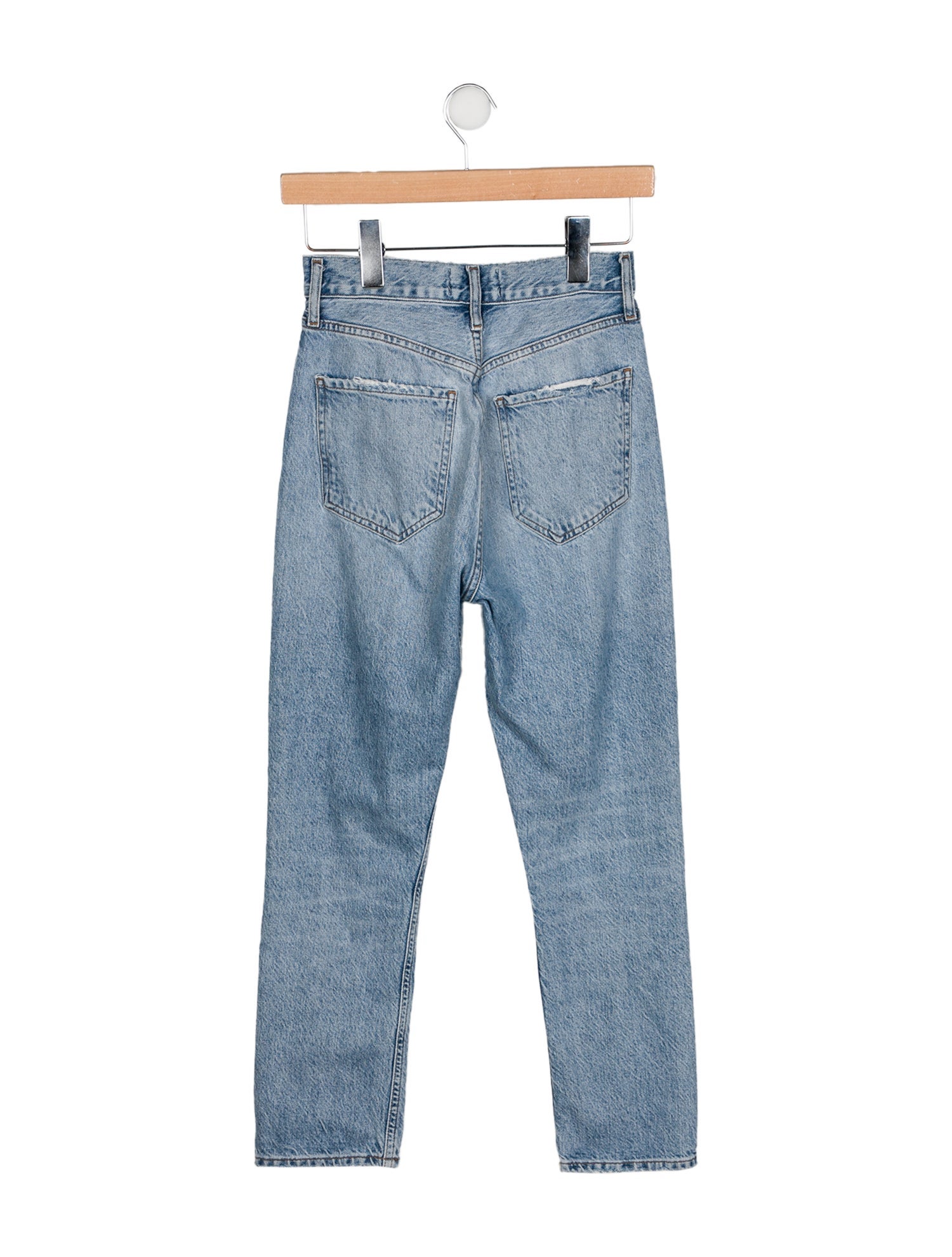 AGOLDE Mid-Rise Straight Leg Jeans
