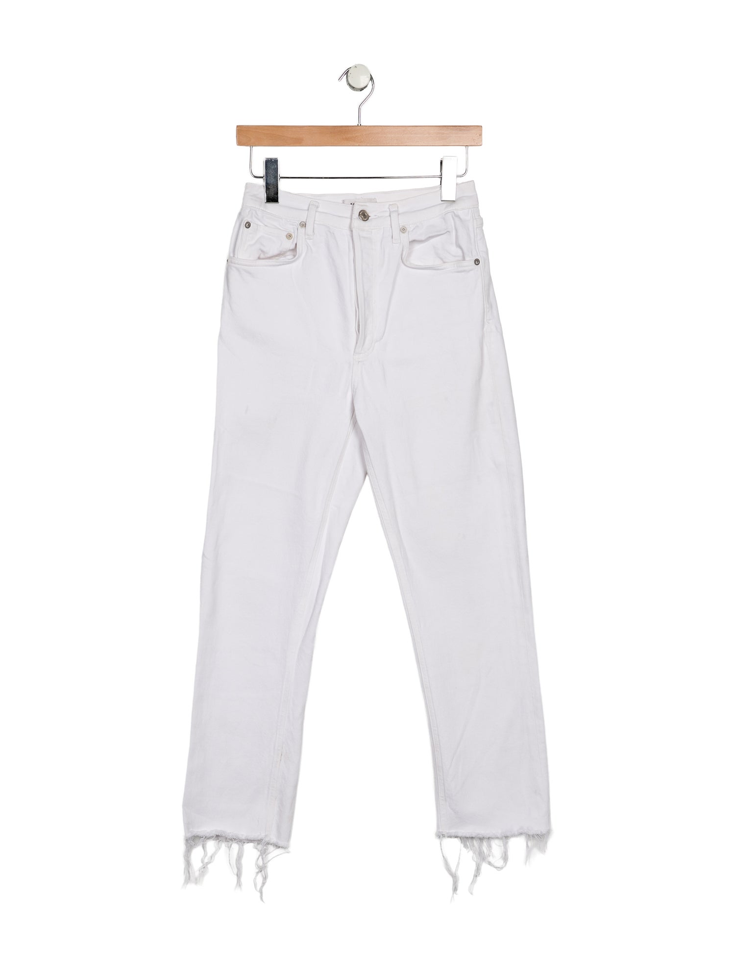 AGOLDE Mid-Rise Straight Leg Jeans