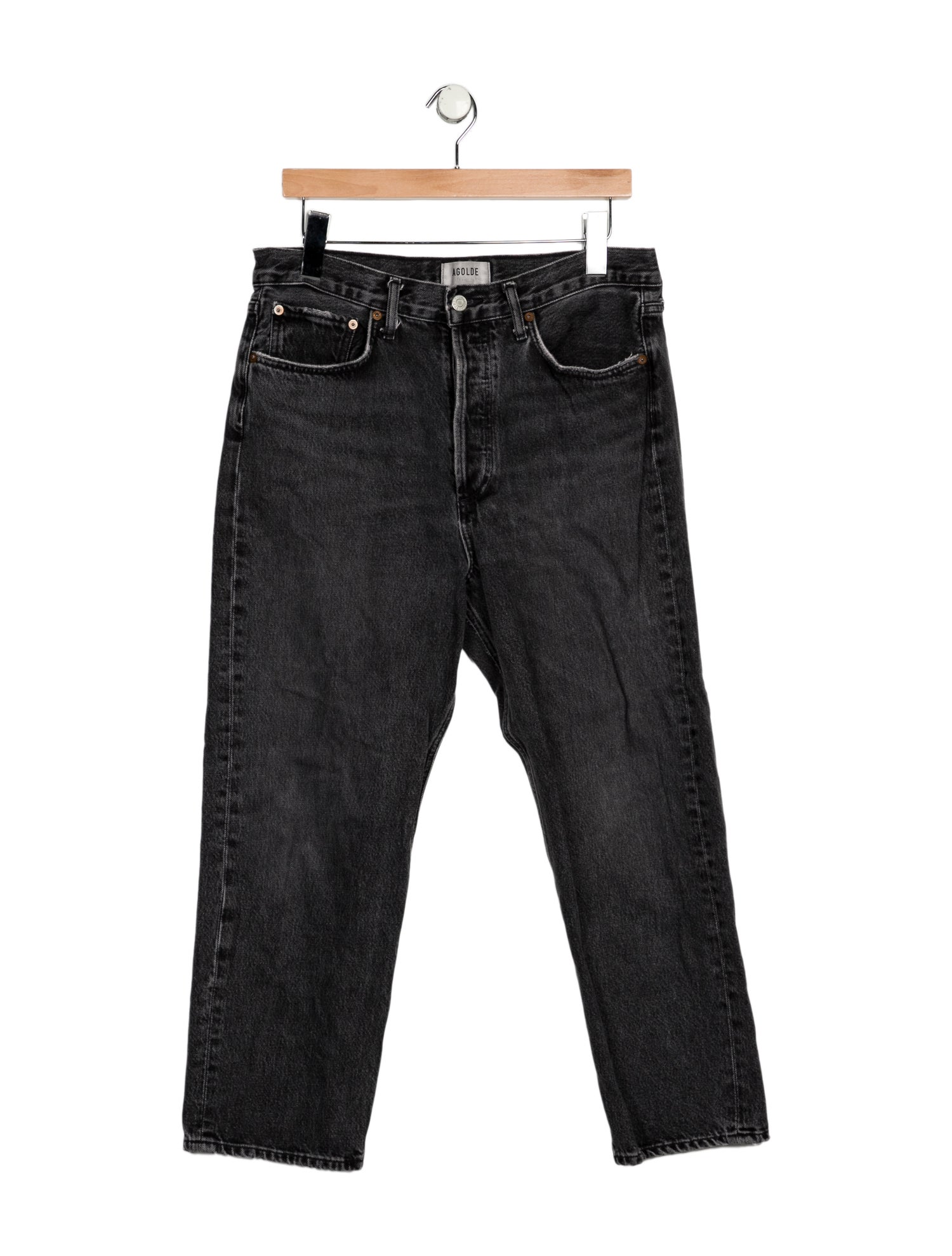 AGOLDE High-Rise Straight Leg Jeans