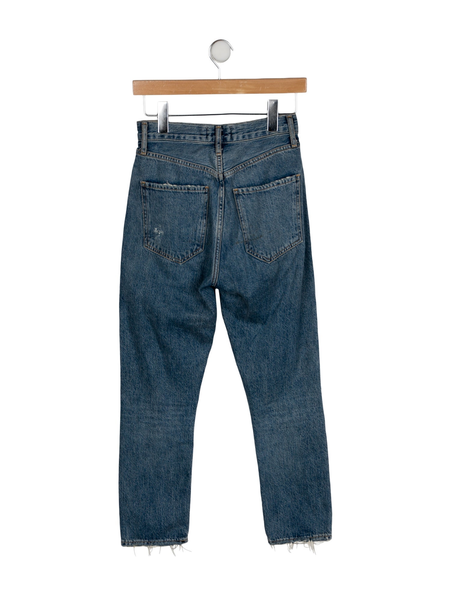 AGOLDE High-Rise Straight Leg Jeans