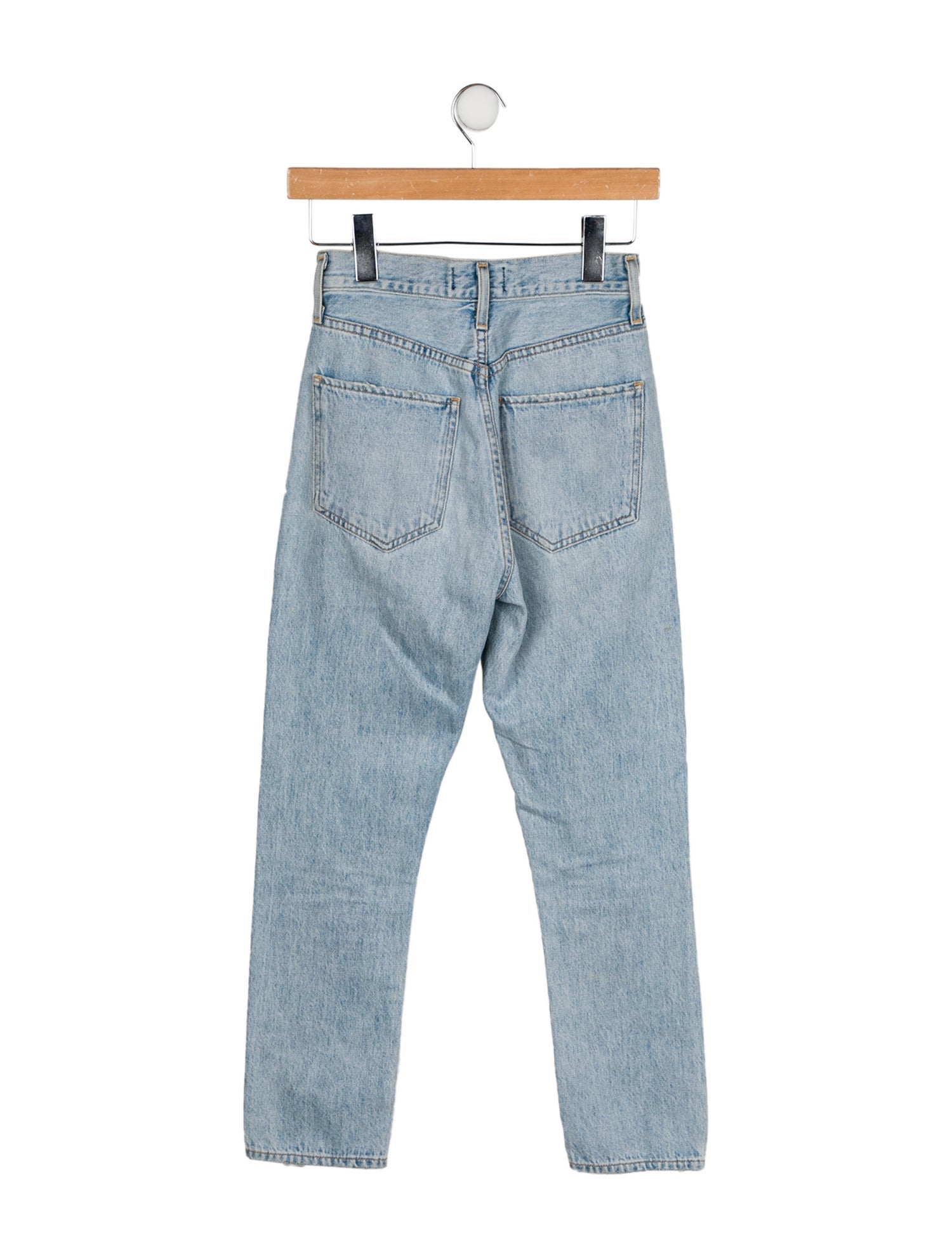 AGOLDE High-Rise Straight Leg Jeans
