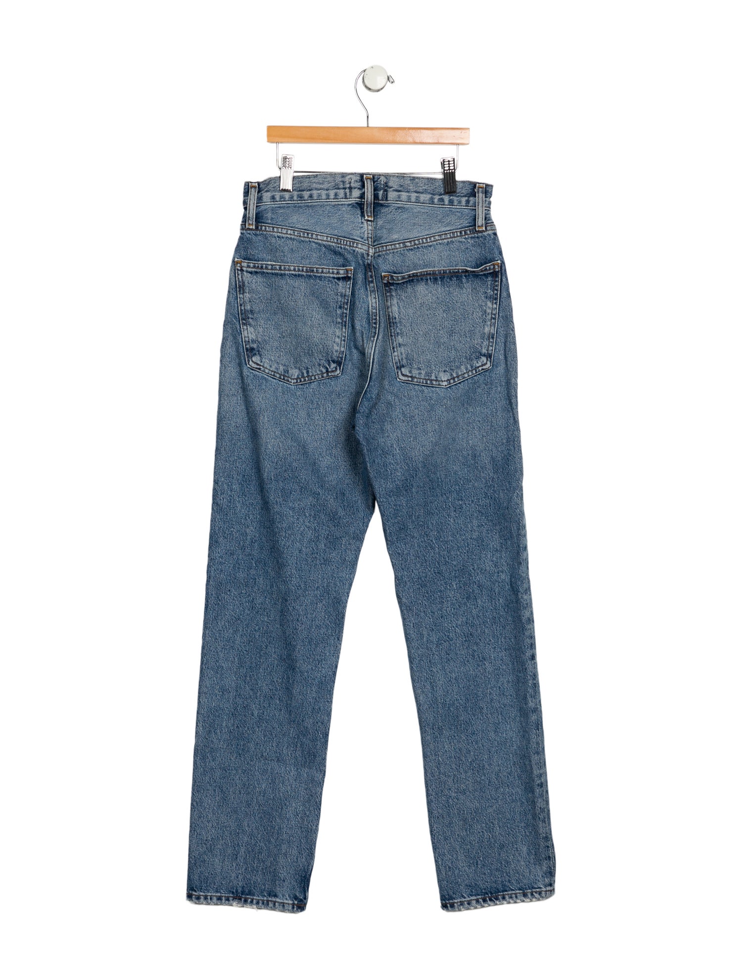 AGOLDE High-Rise Straight Leg Jeans