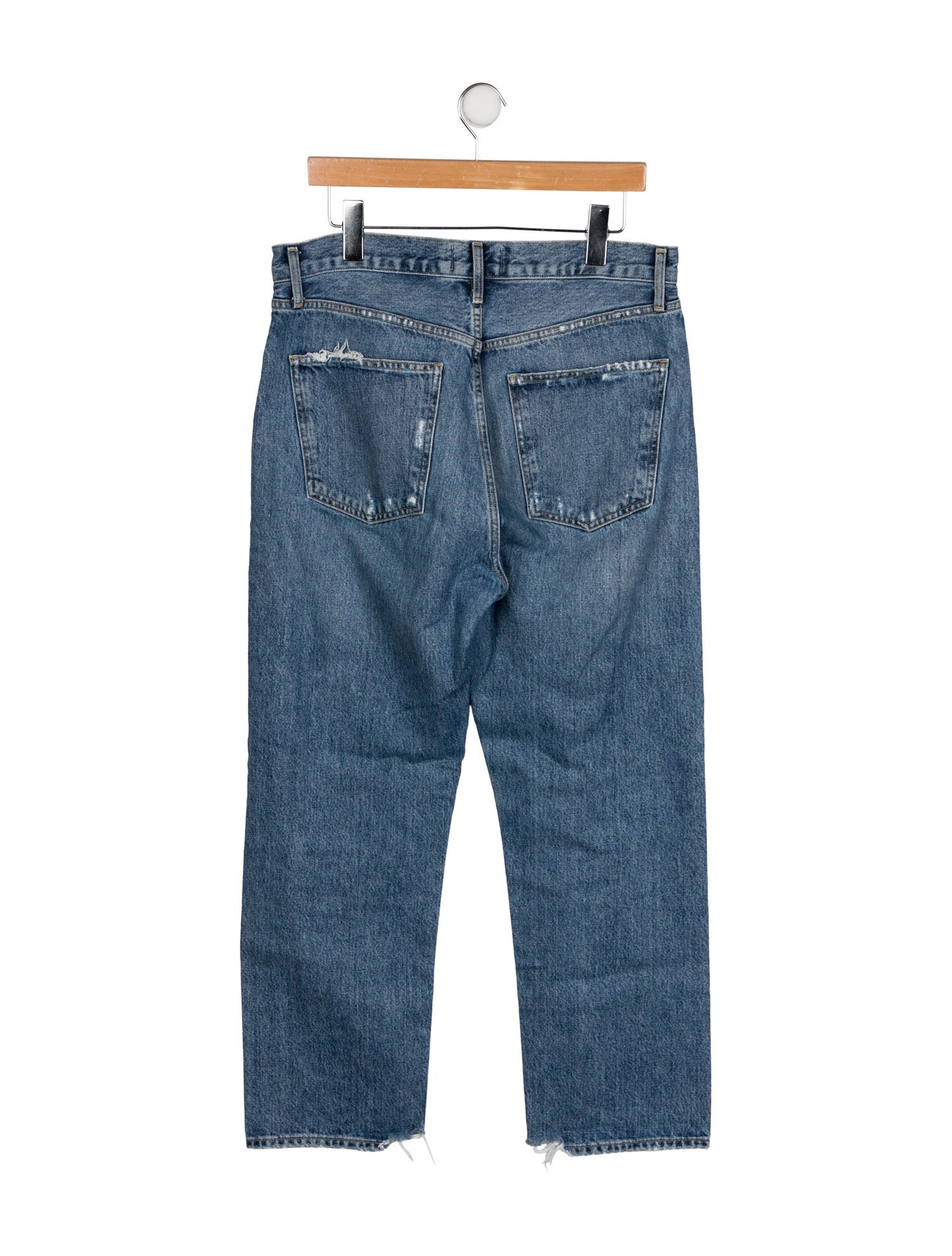 AGOLDE High-Rise Straight Leg Jeans